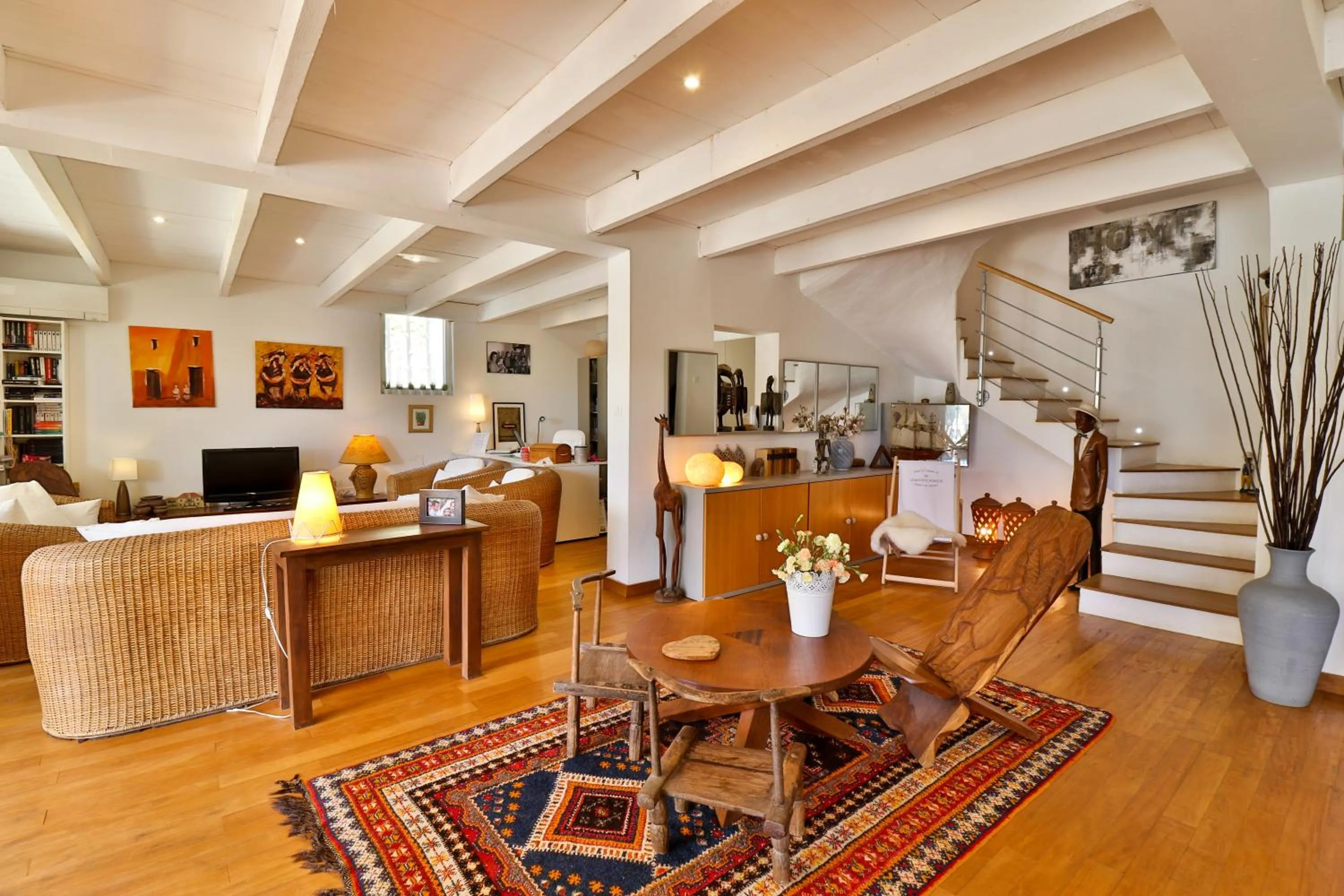 Living room in Les Chambres d'Hôtes du Grand Mornas