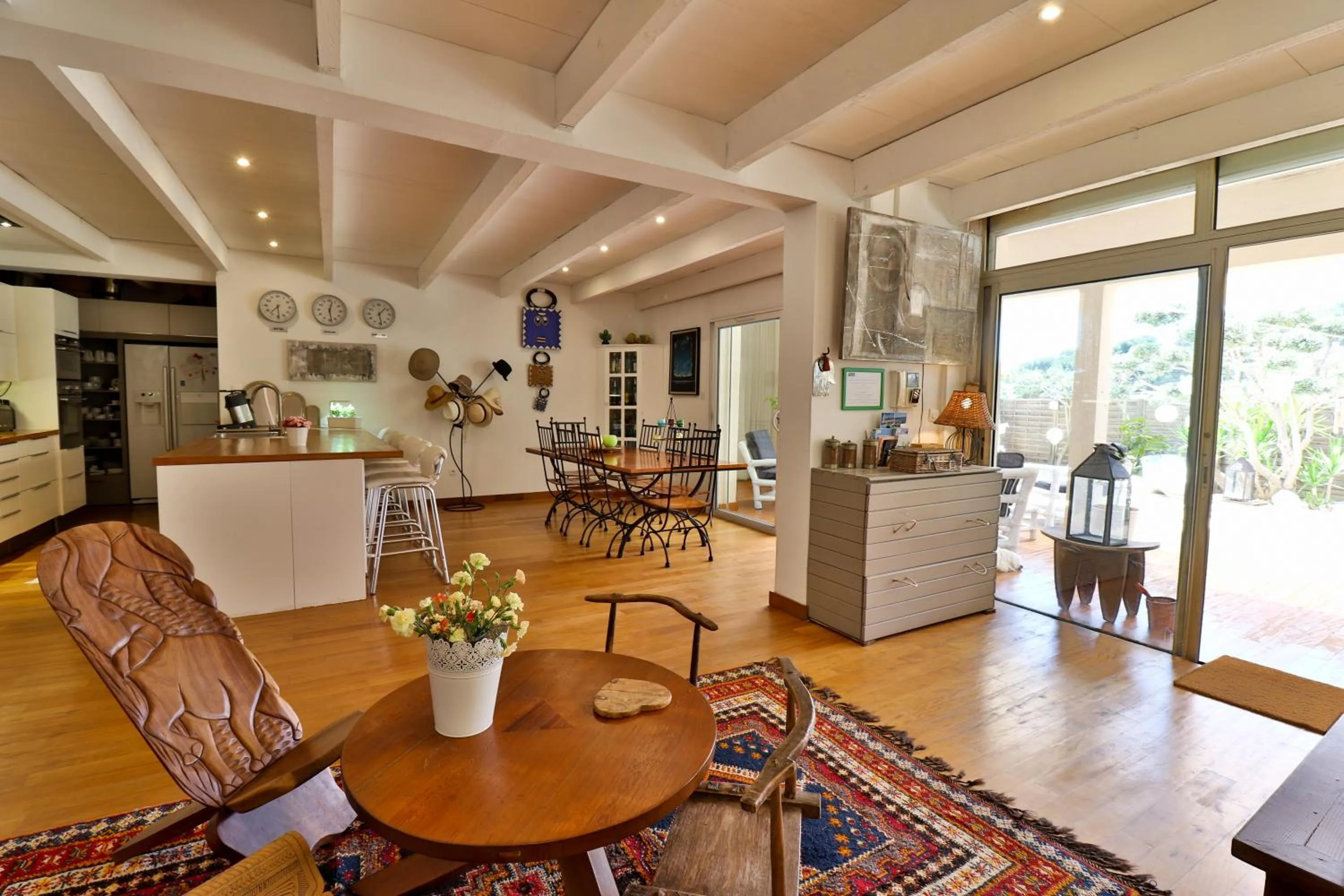Living room in Les Chambres d'Hôtes du Grand Mornas