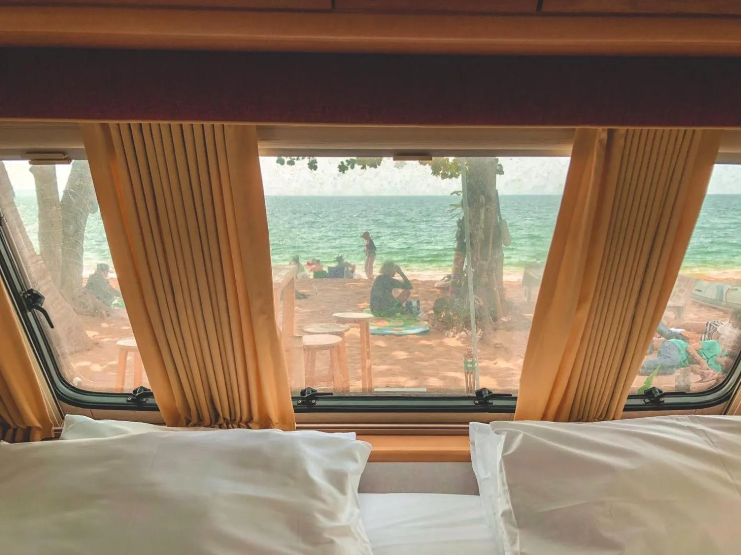 Bed in Beach House Camp