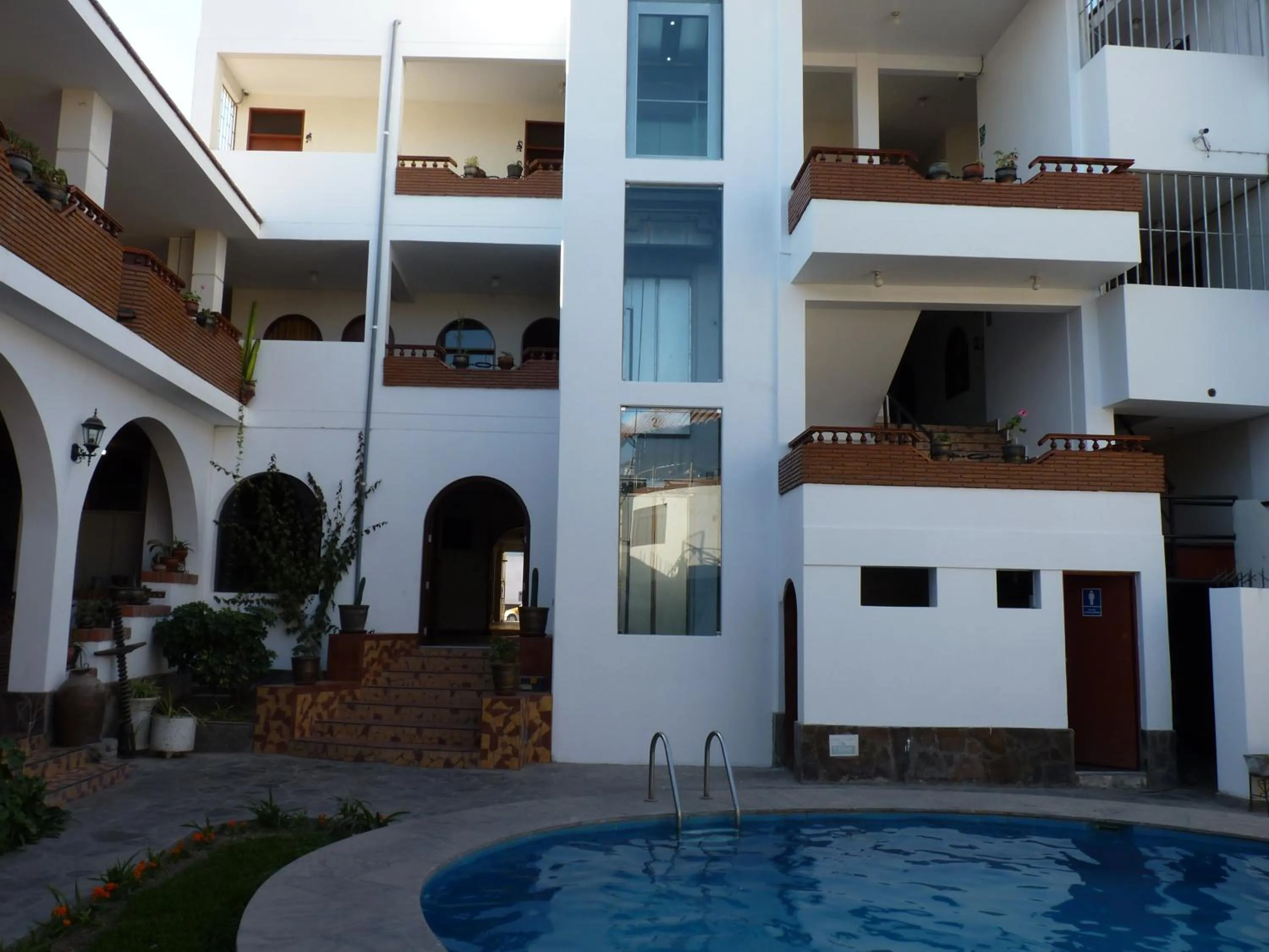 On site in Hotel Alegria Nasca