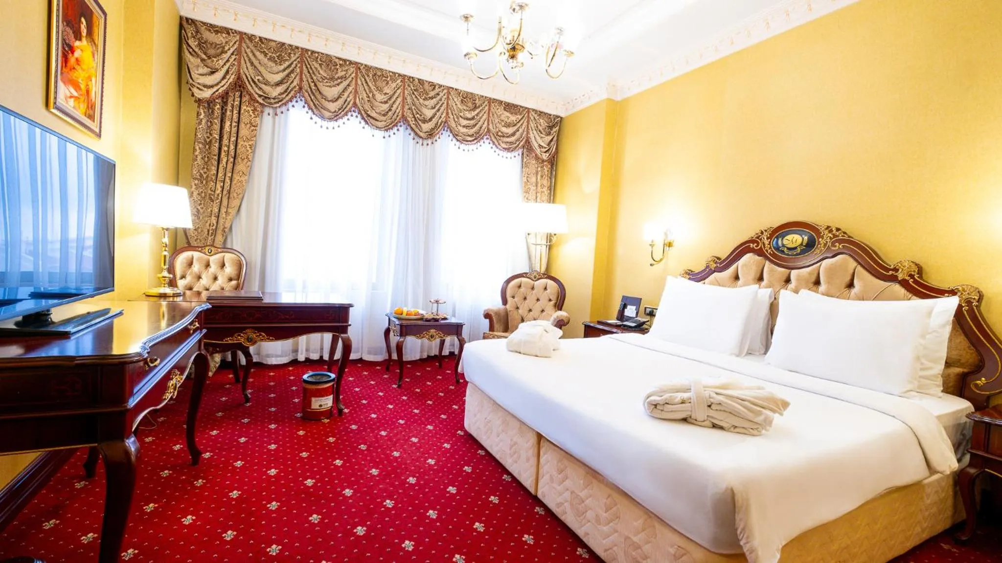 Bedroom, Bed in Meyra Palace