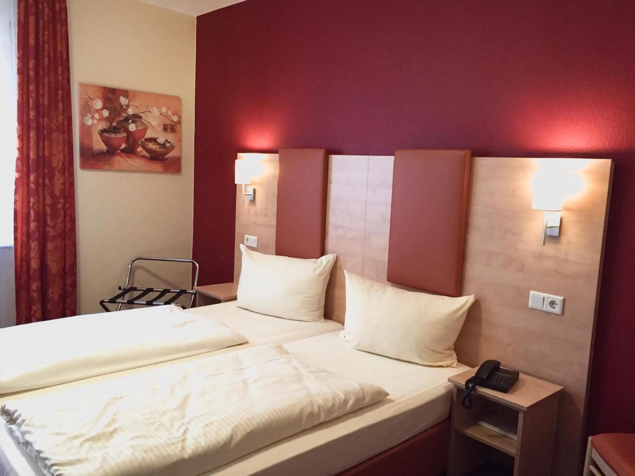 Bed in Rheinhotel Rüdesheim - Wellness