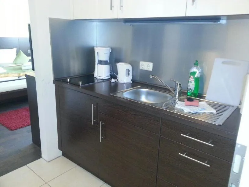 Kitchen or kitchenette in Residenz Seestern