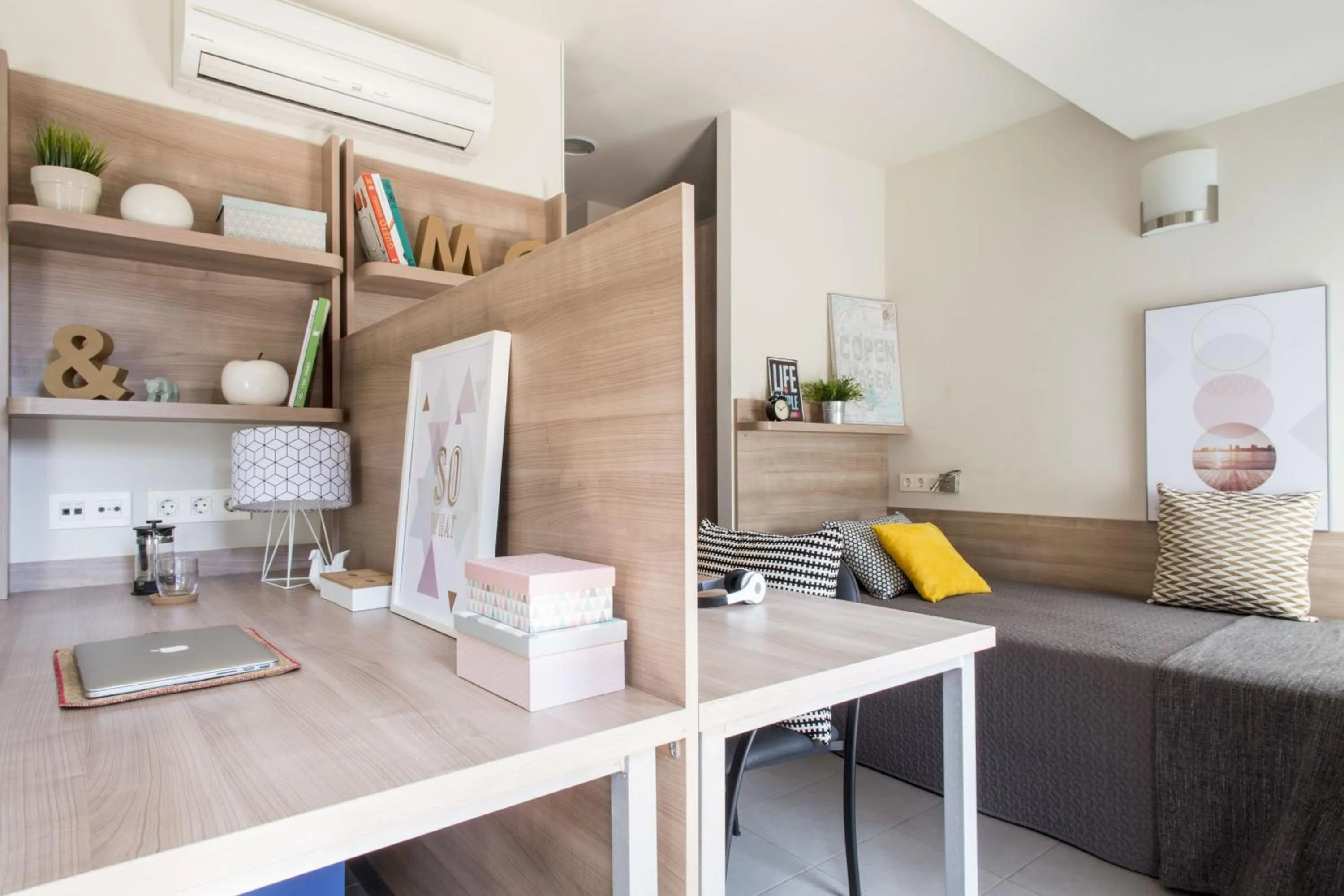 Seating area in Colegio Mayor Resa La Concepción