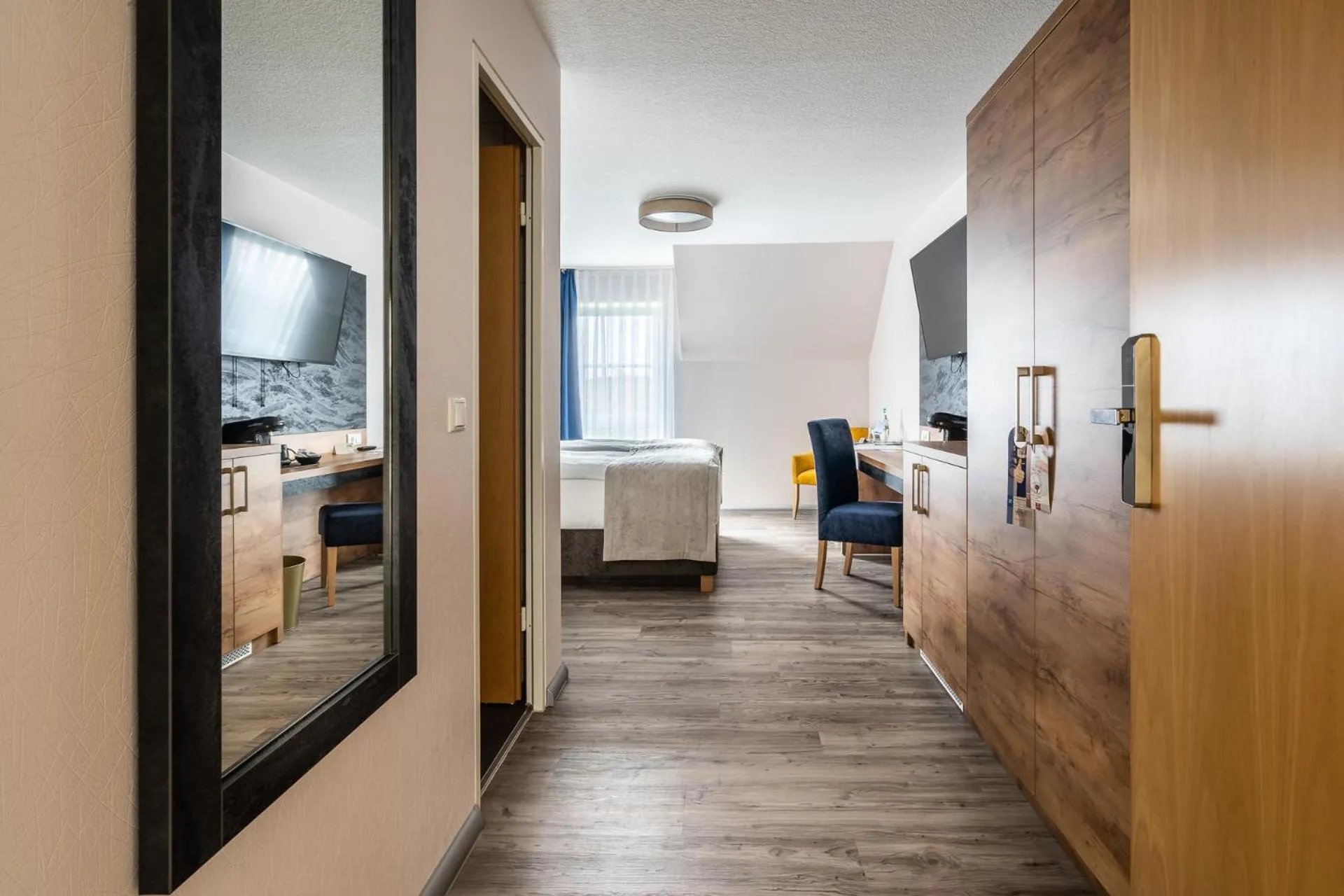 Photo of the whole room, Bed in AKZENT Hotel Frankenberg