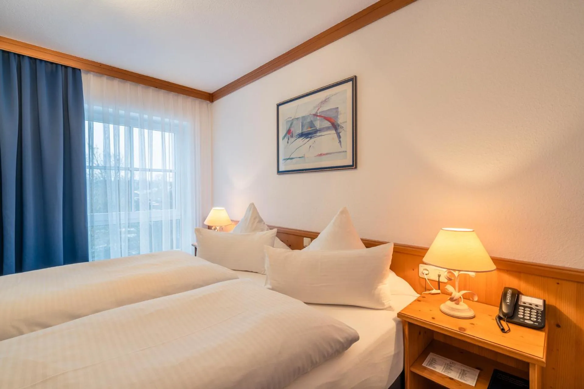 Bed in AKZENT Hotel Frankenberg