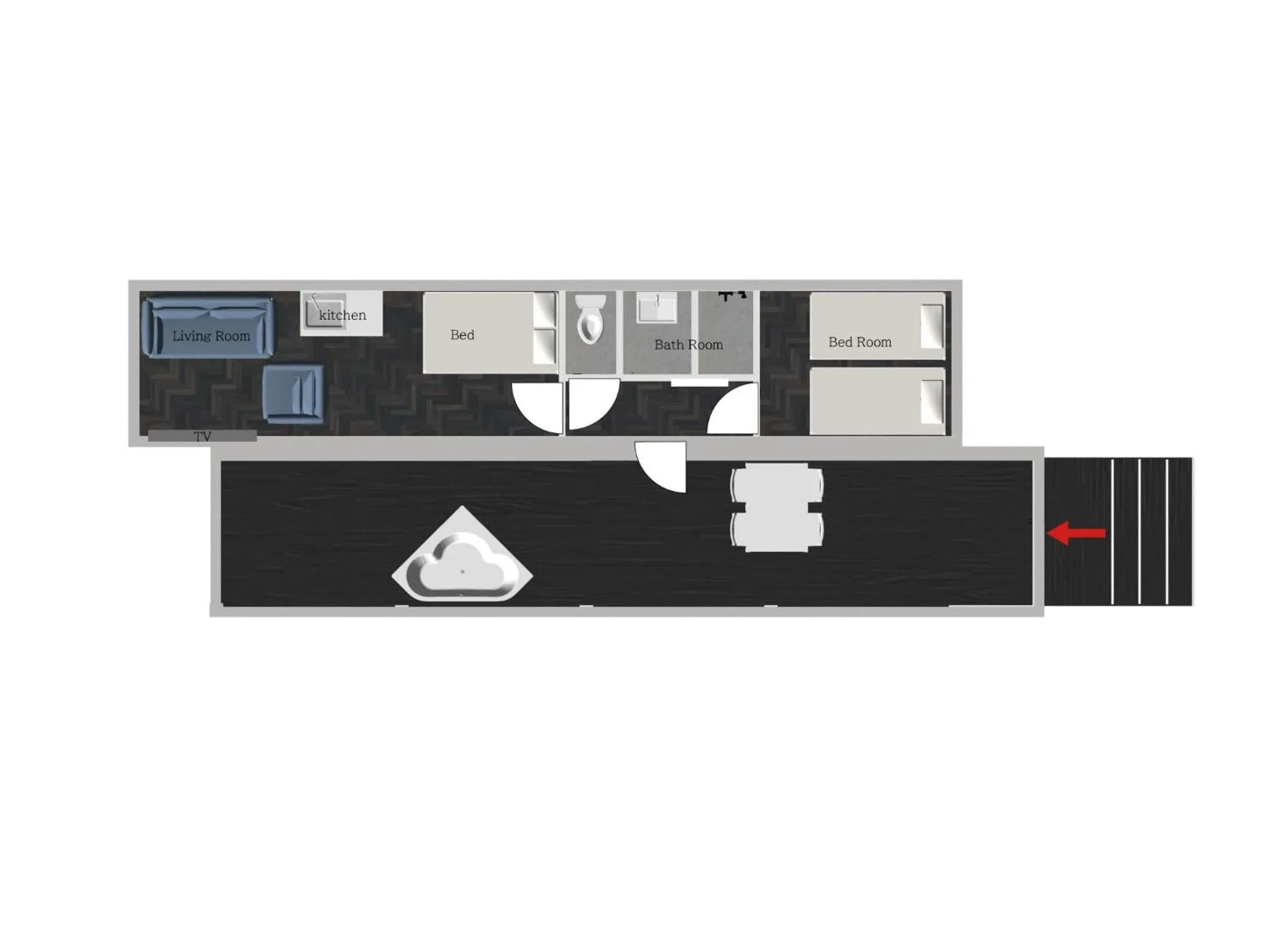 Floor plan in GLORY ISLAND OKINAWA Yabusachi Resort