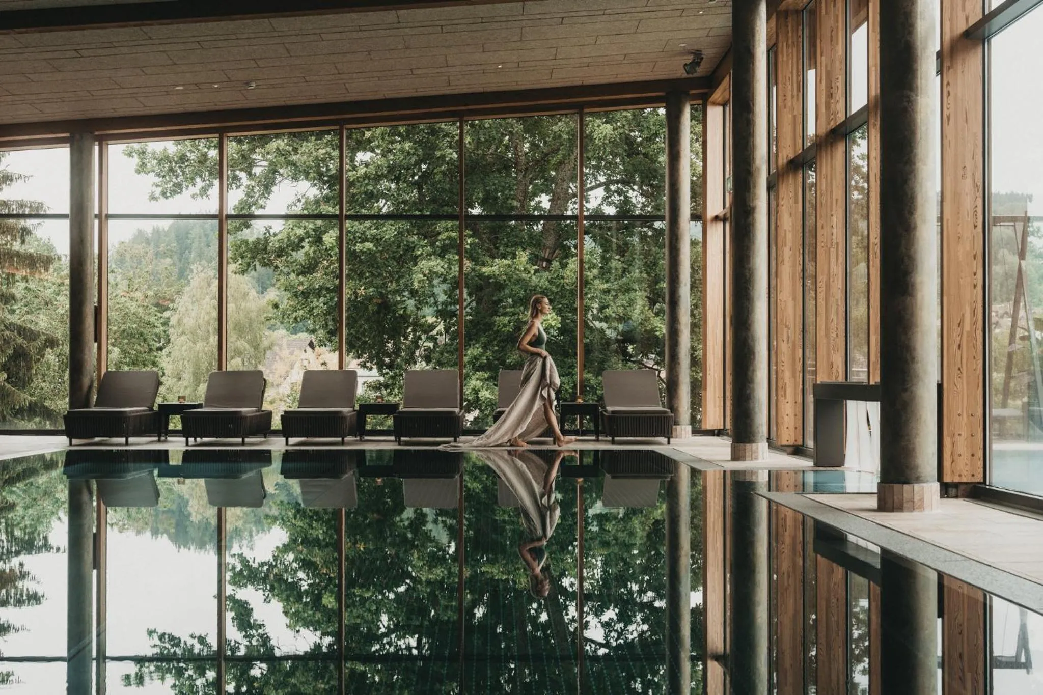 Swimming pool in Hotel Eibl-Brunner 4-Sterne-Superior