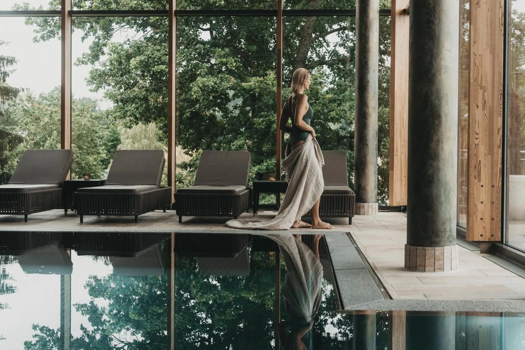 Swimming pool in Hotel Eibl-Brunner 4-Sterne-Superior