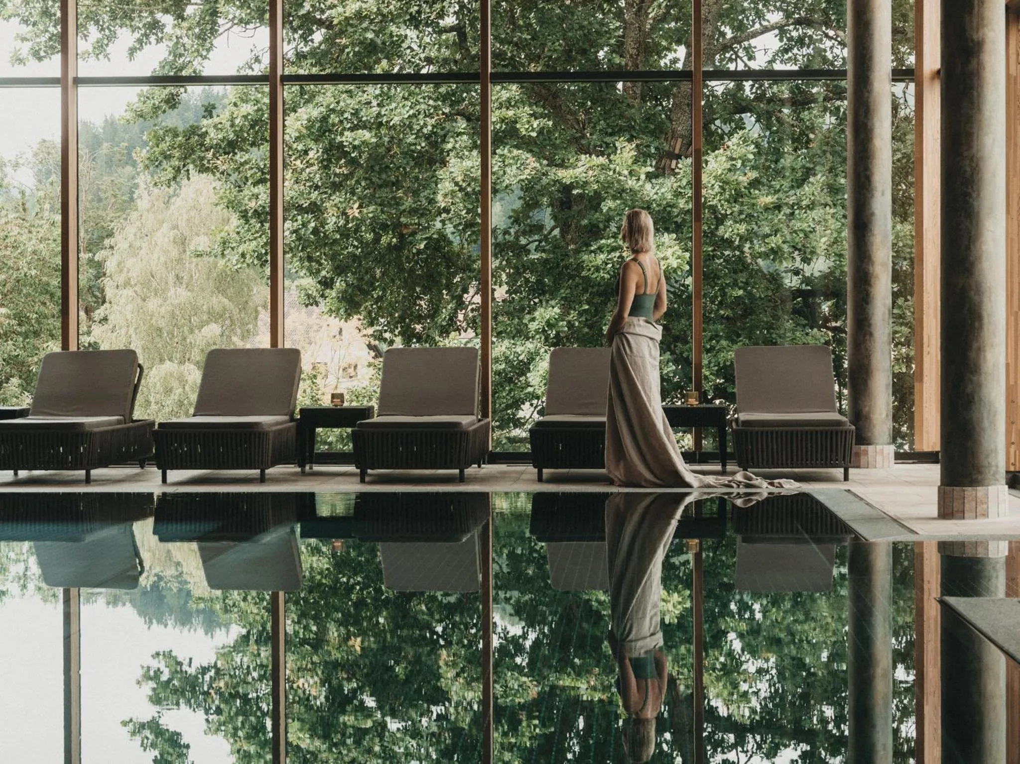 Swimming pool in Hotel Eibl-Brunner 4-Sterne-Superior