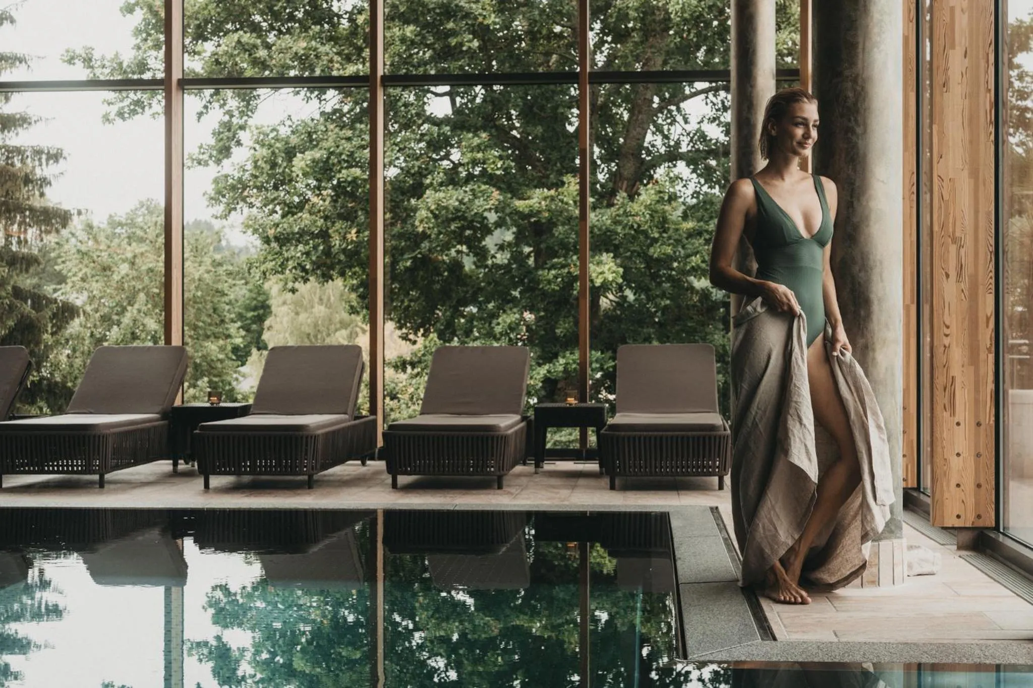 Swimming pool in Hotel Eibl-Brunner 4-Sterne-Superior