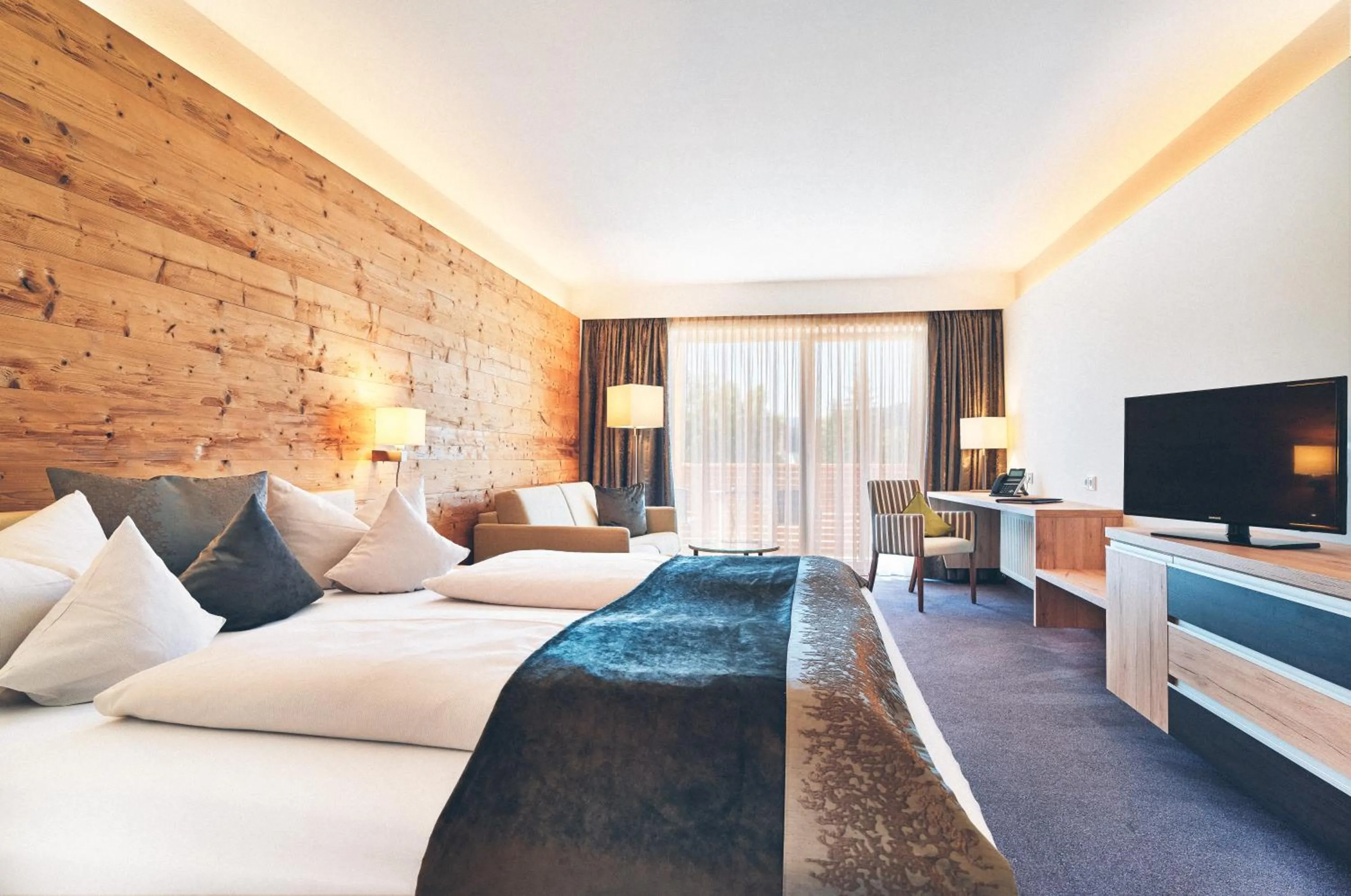 Bed in Hotel Eibl-Brunner 4-Sterne-Superior