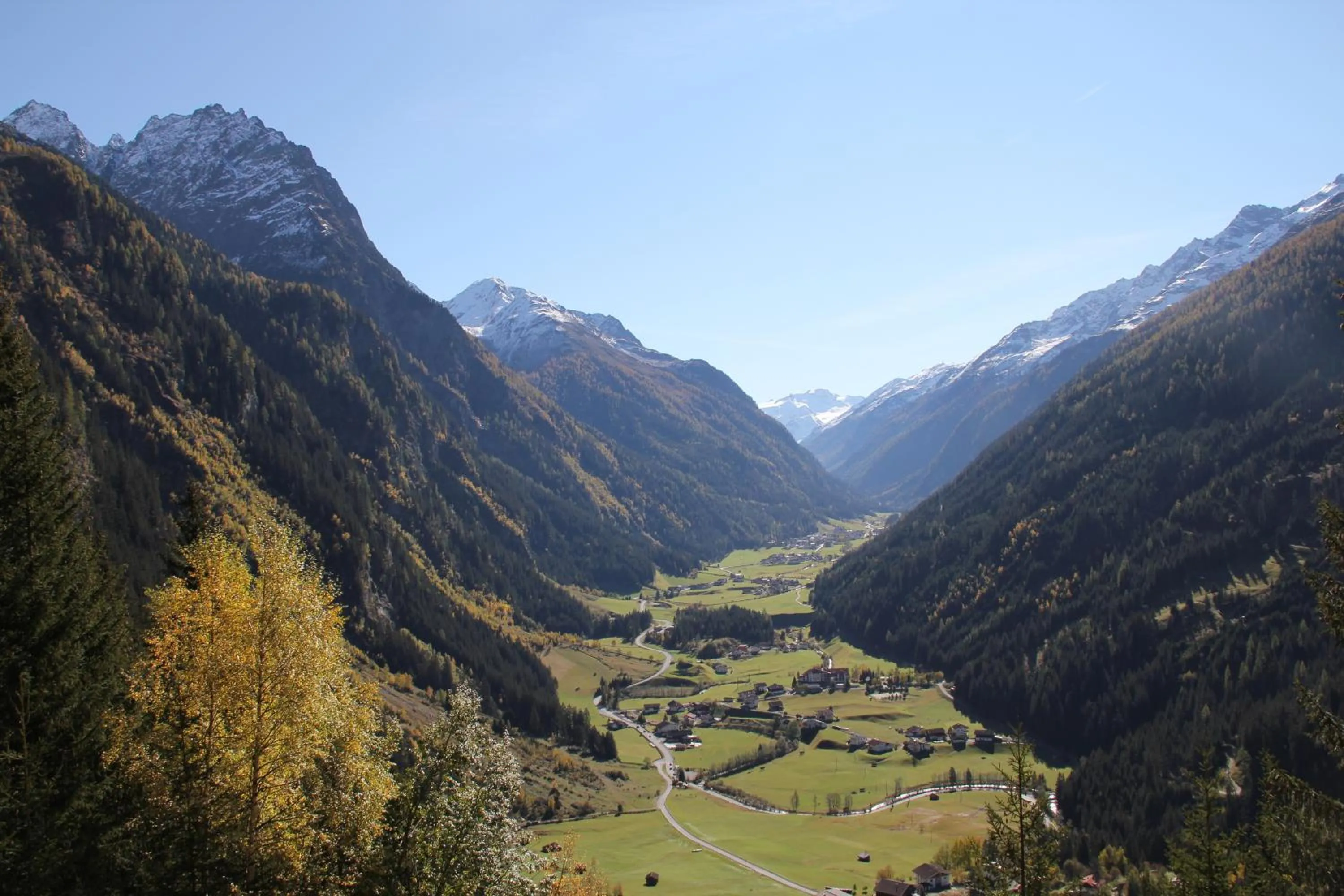 Bird's eye view in Apart Gletscherblick
