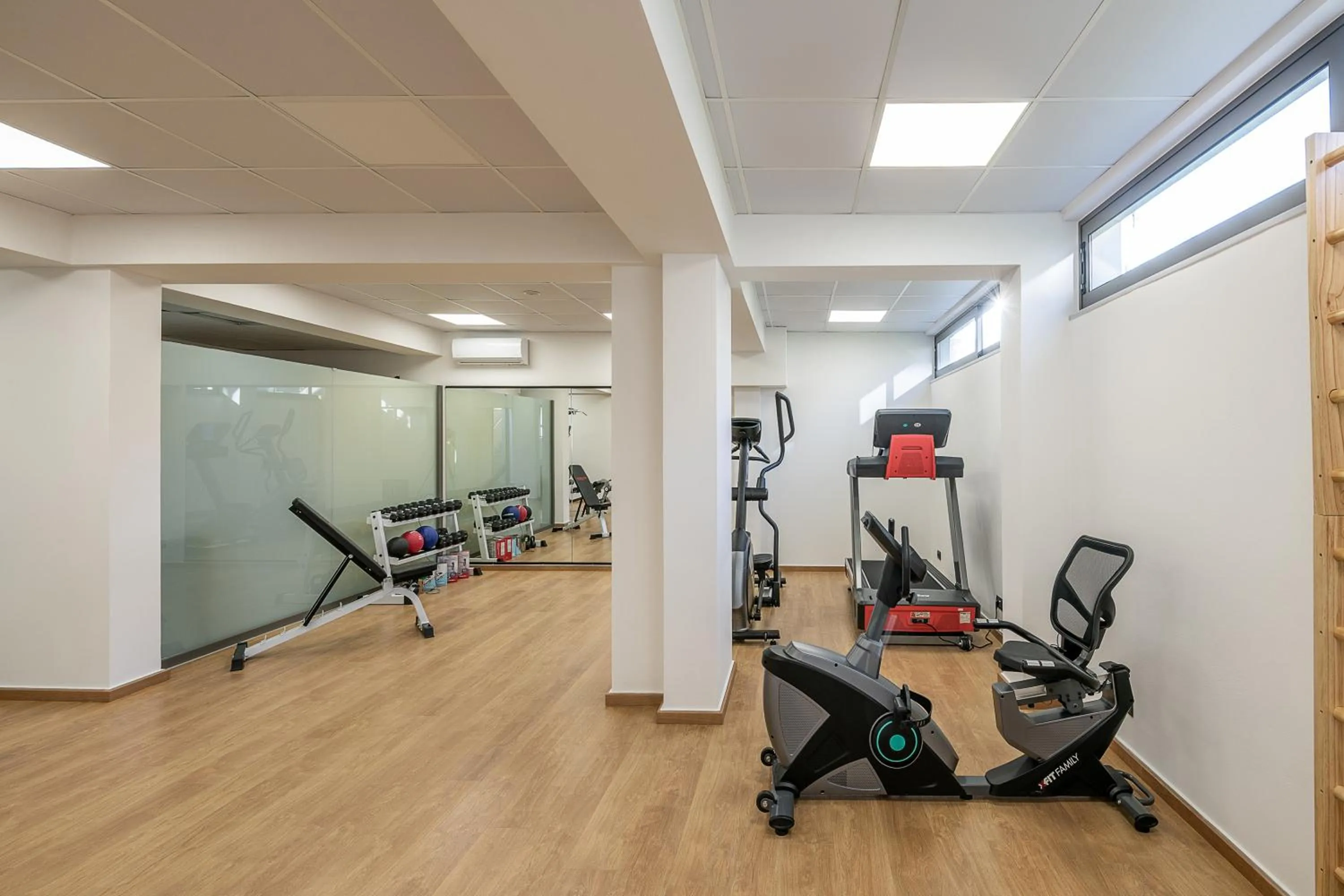 Fitness centre/facilities in Mossa Well Being Hotel - Heated pool and Wellness Spa