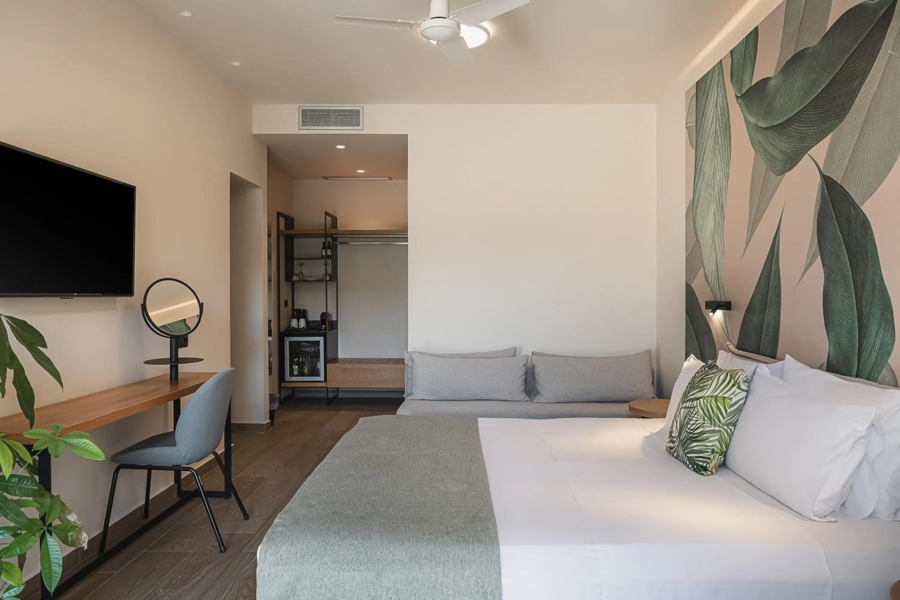 Bed in Mossa Well Being Hotel - Heated pool and Wellness Spa