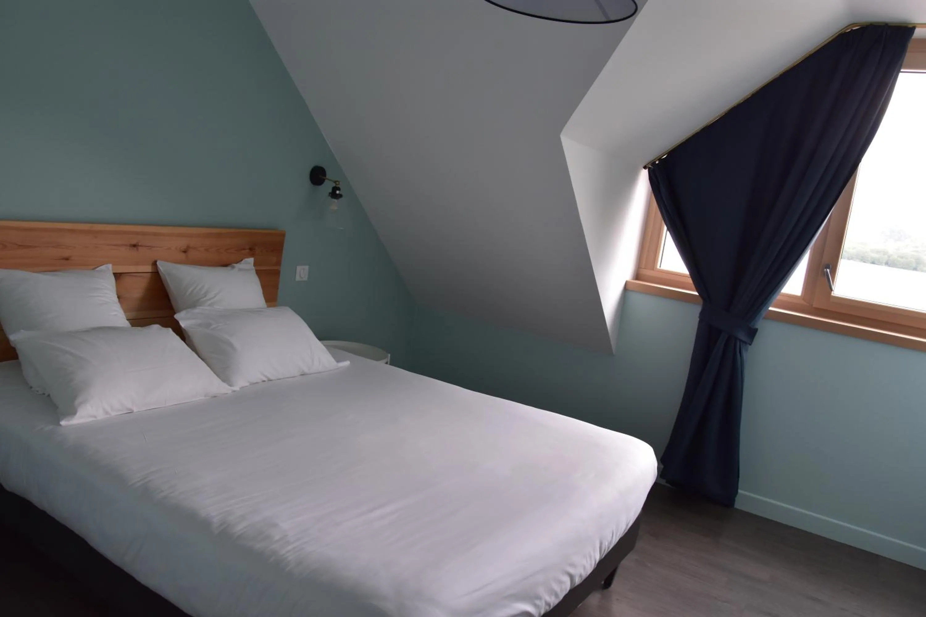 Bed in Hôtel Lodge du Lac Chambon