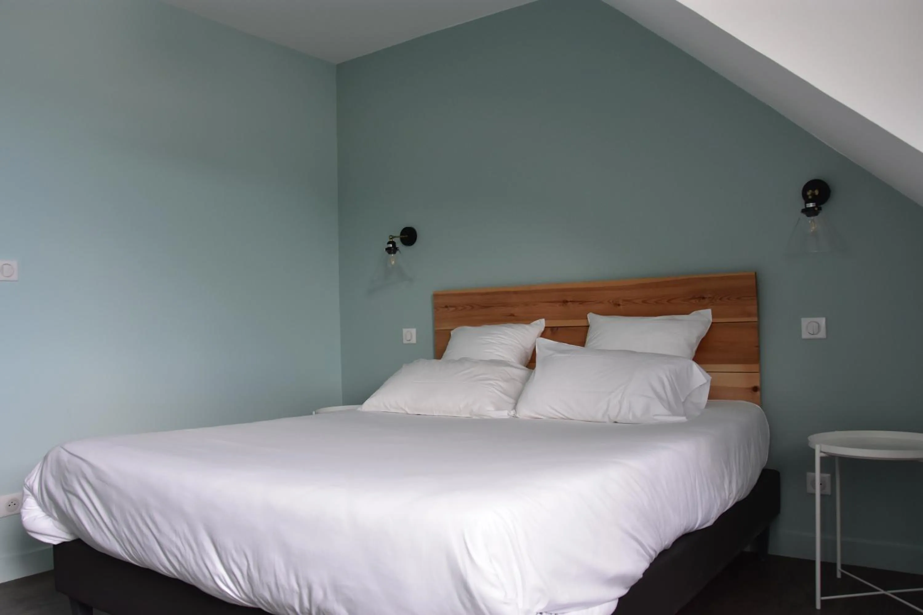 Bed in Hôtel Lodge du Lac Chambon