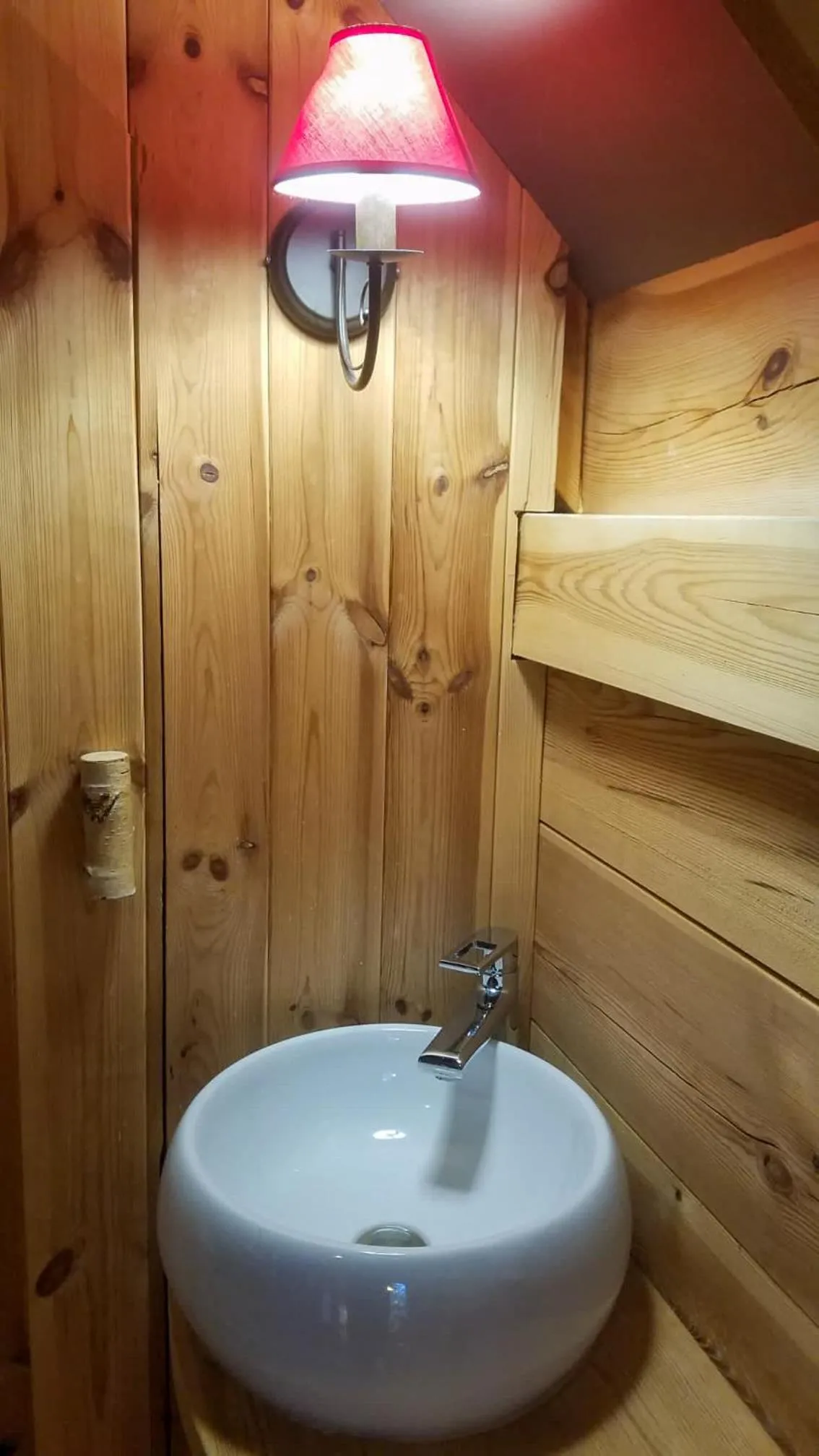 Bathroom in Hôtel Lodge du Lac Chambon