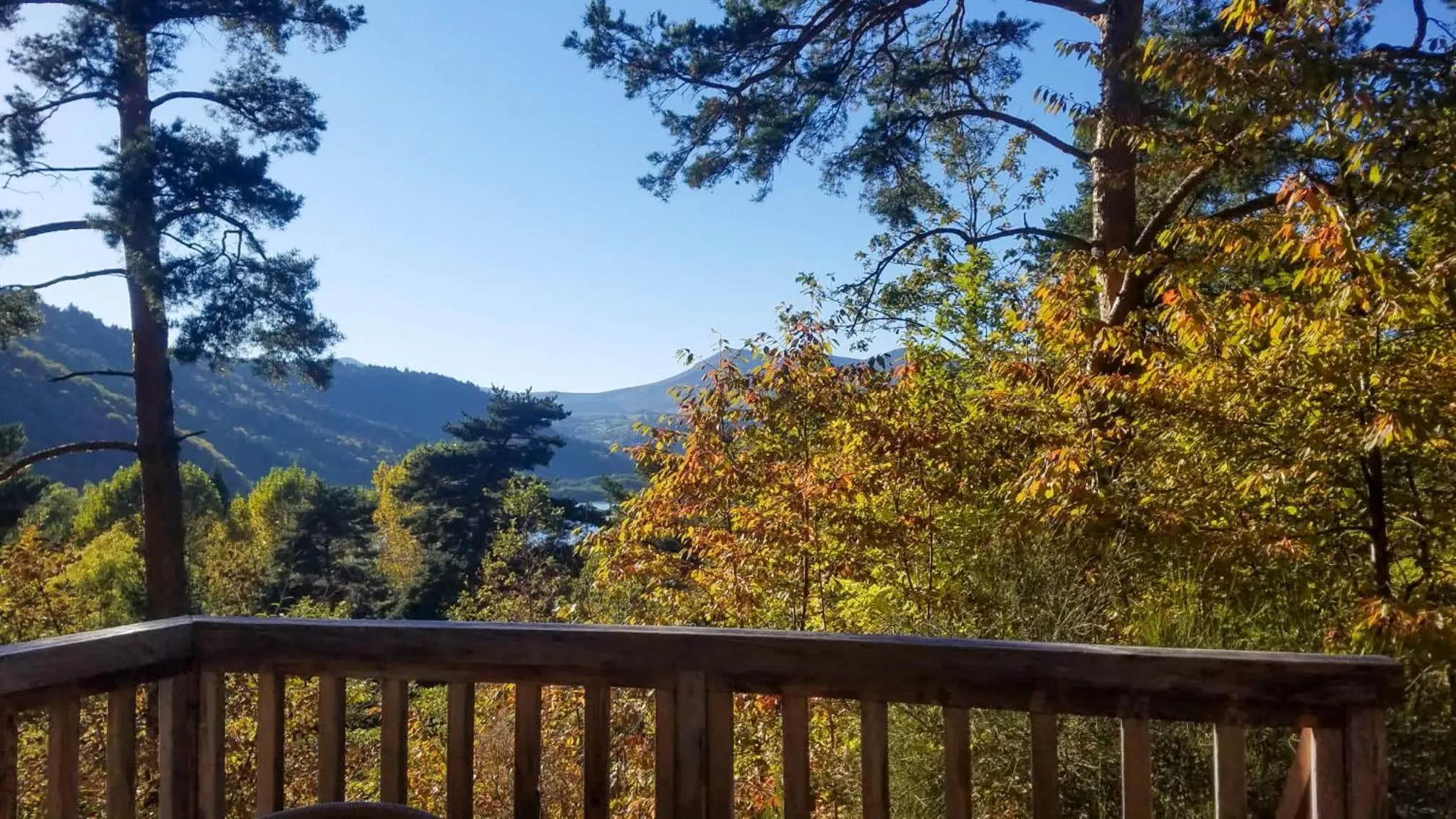 View (from property/room) in Hôtel Lodge du Lac Chambon