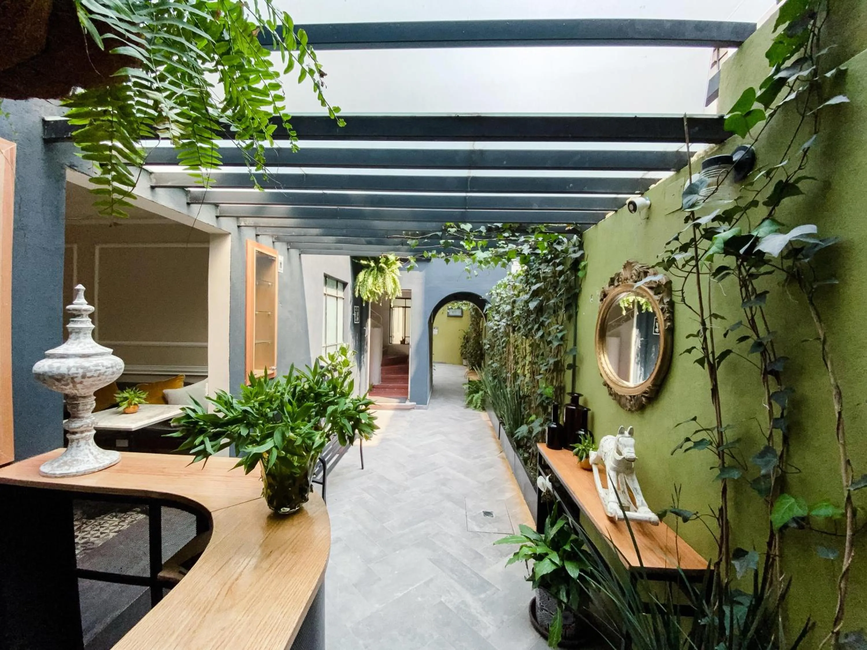 Facade/entrance in Casa Pánuco