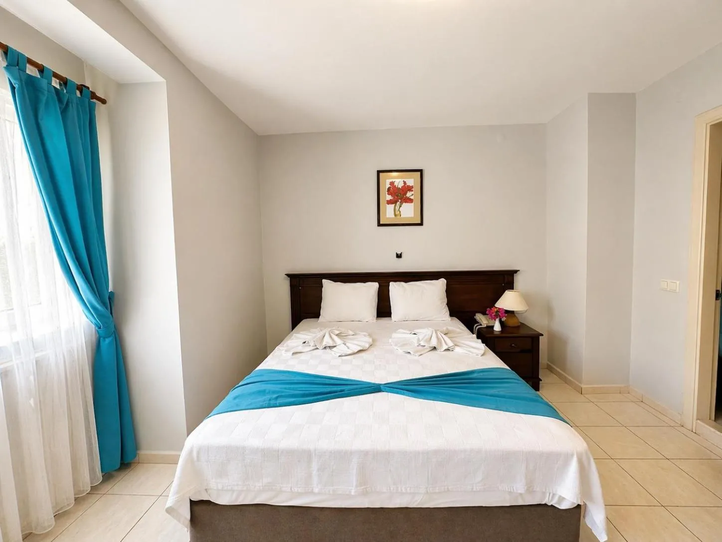 Bed in Villa Anfora