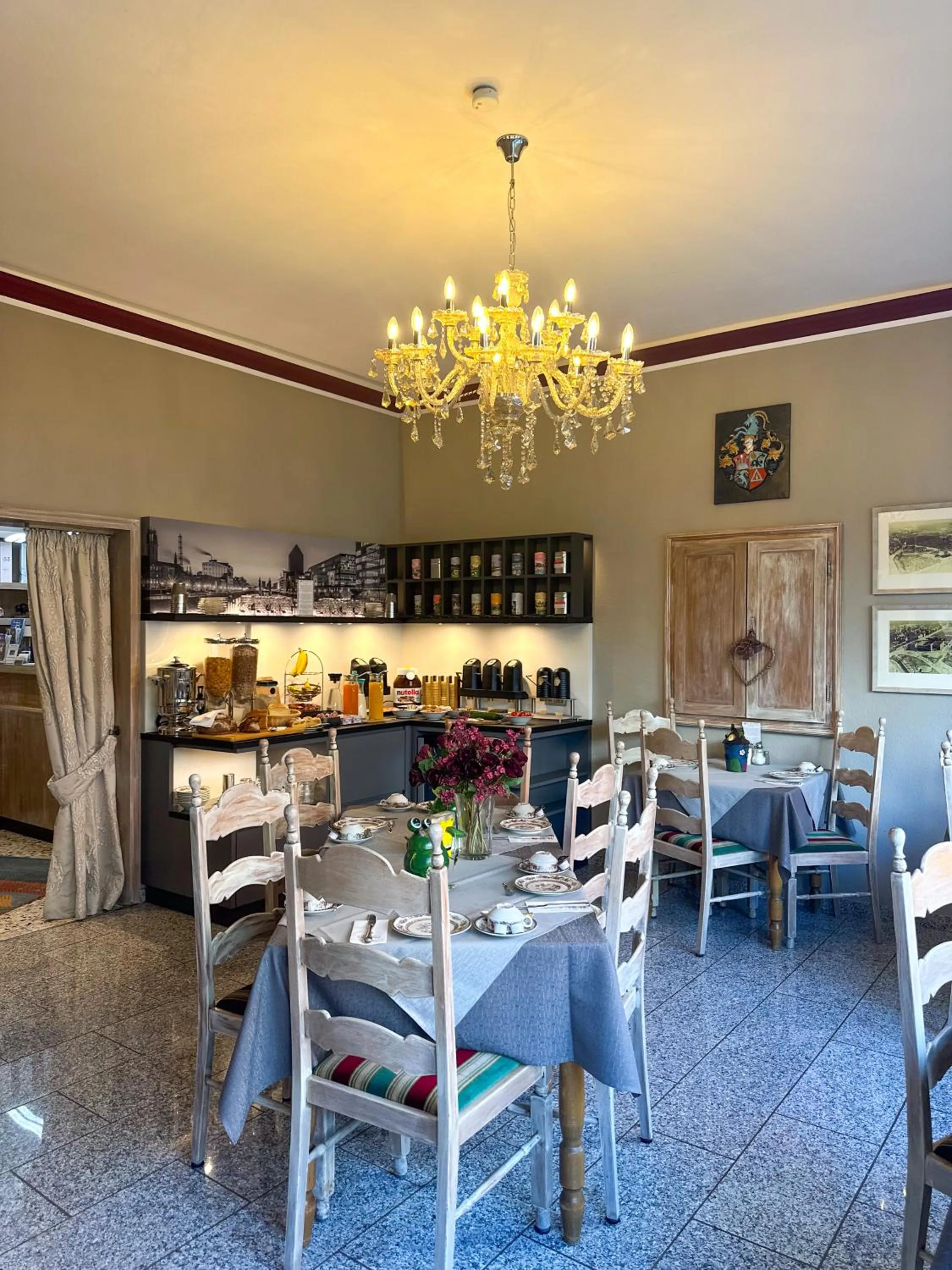 Buffet breakfast in Hotel Am Sportpark