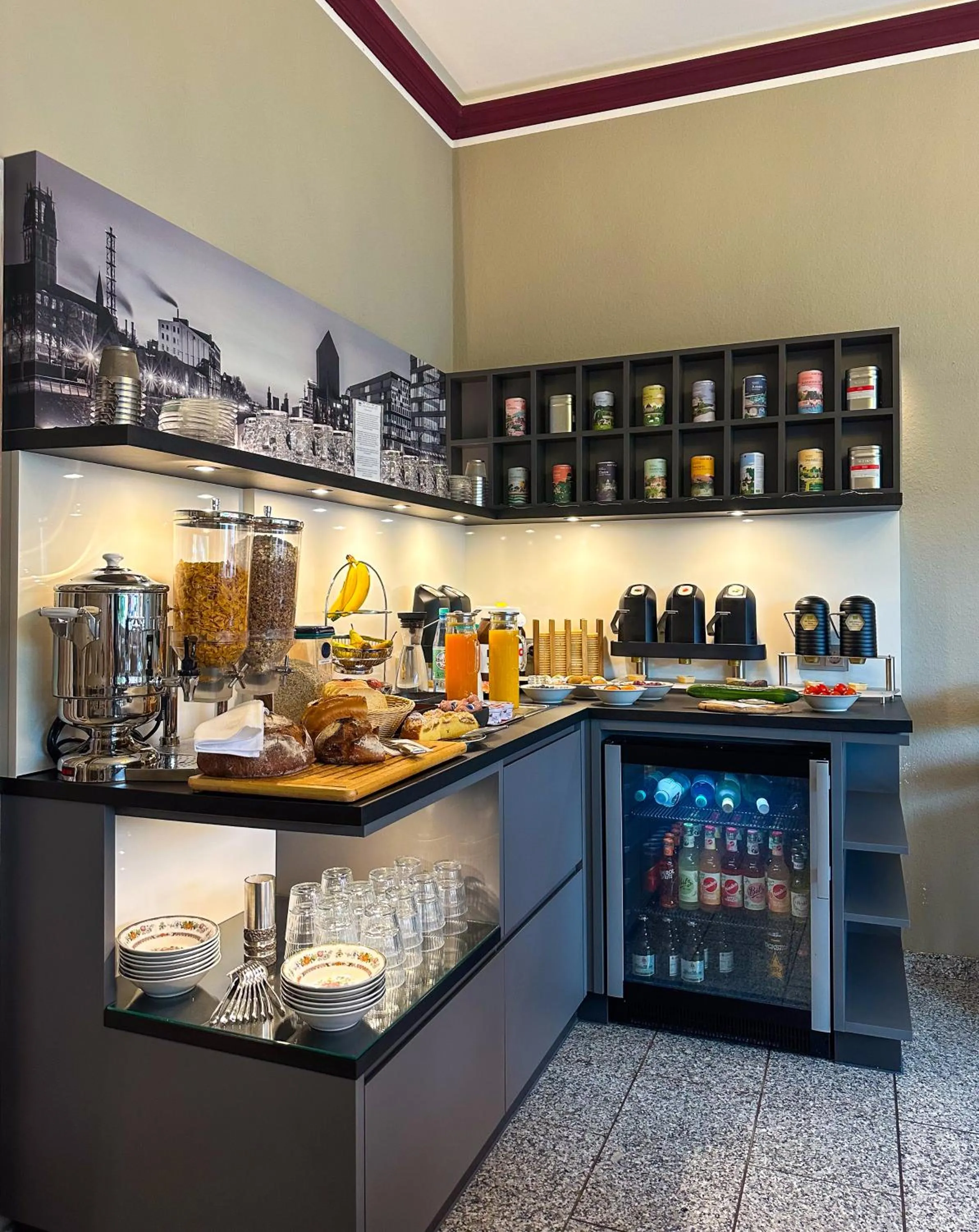 Buffet breakfast in Hotel Am Sportpark