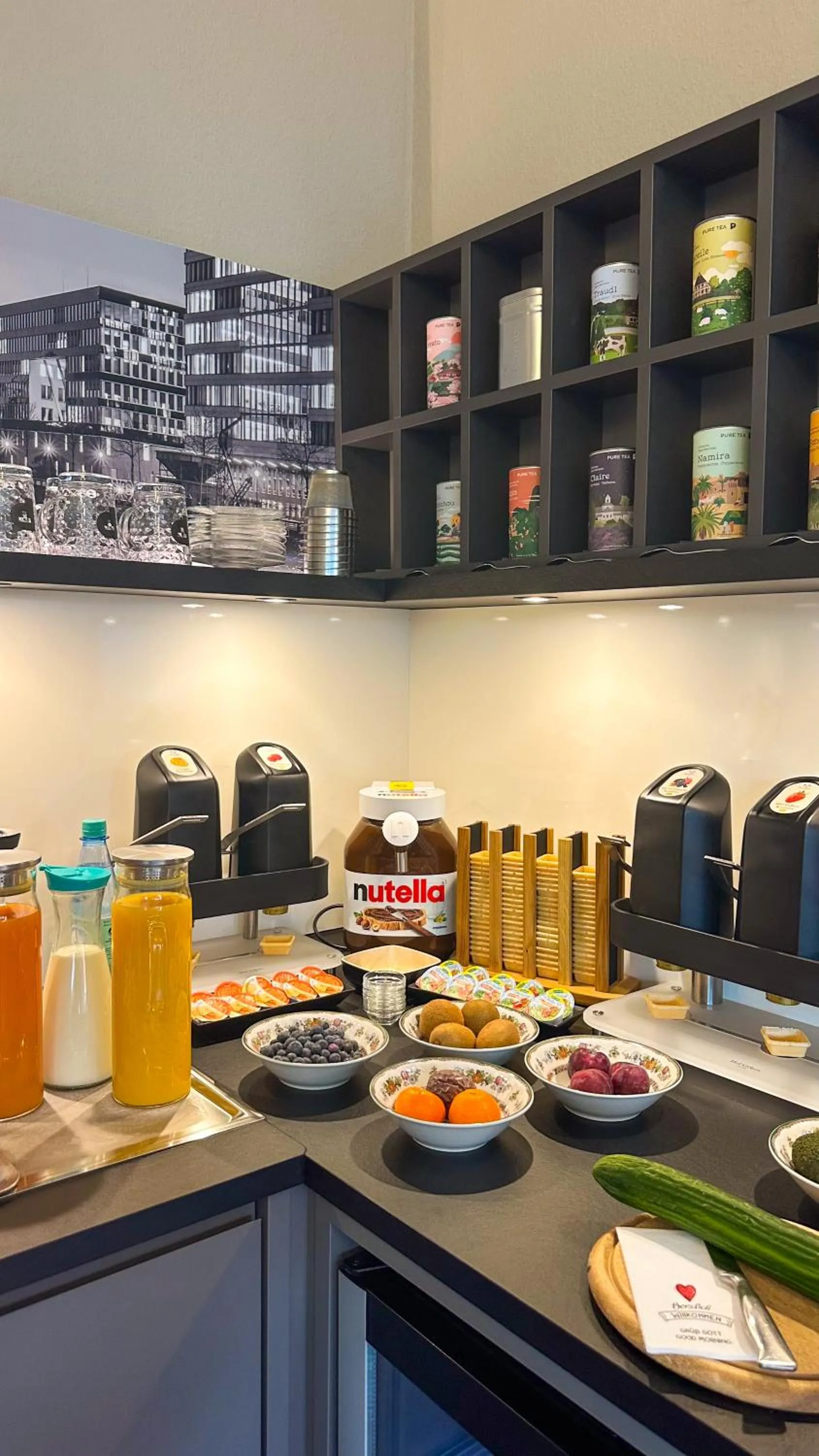 Buffet breakfast in Hotel Am Sportpark