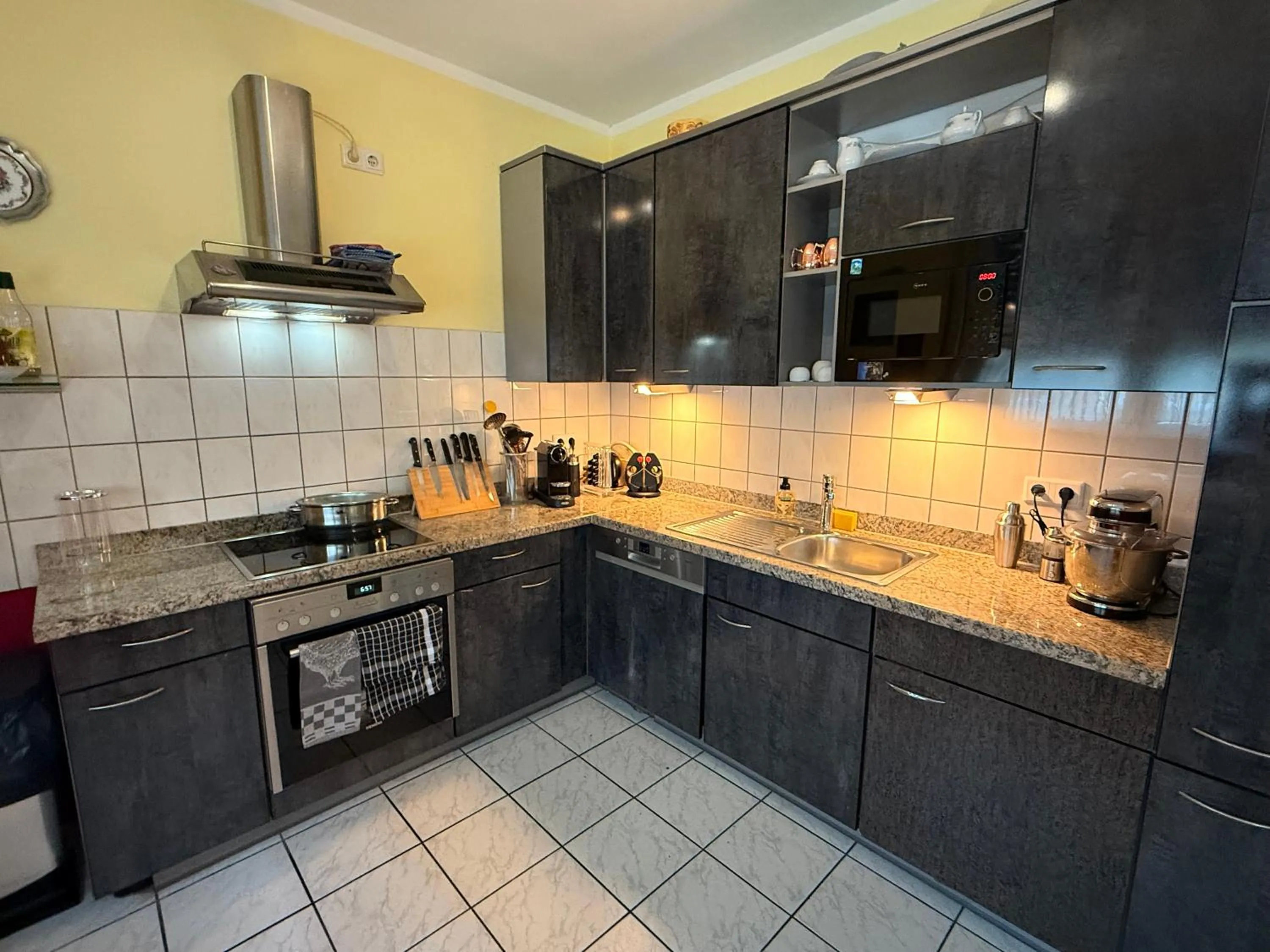 kitchen in Hotel Am Sportpark