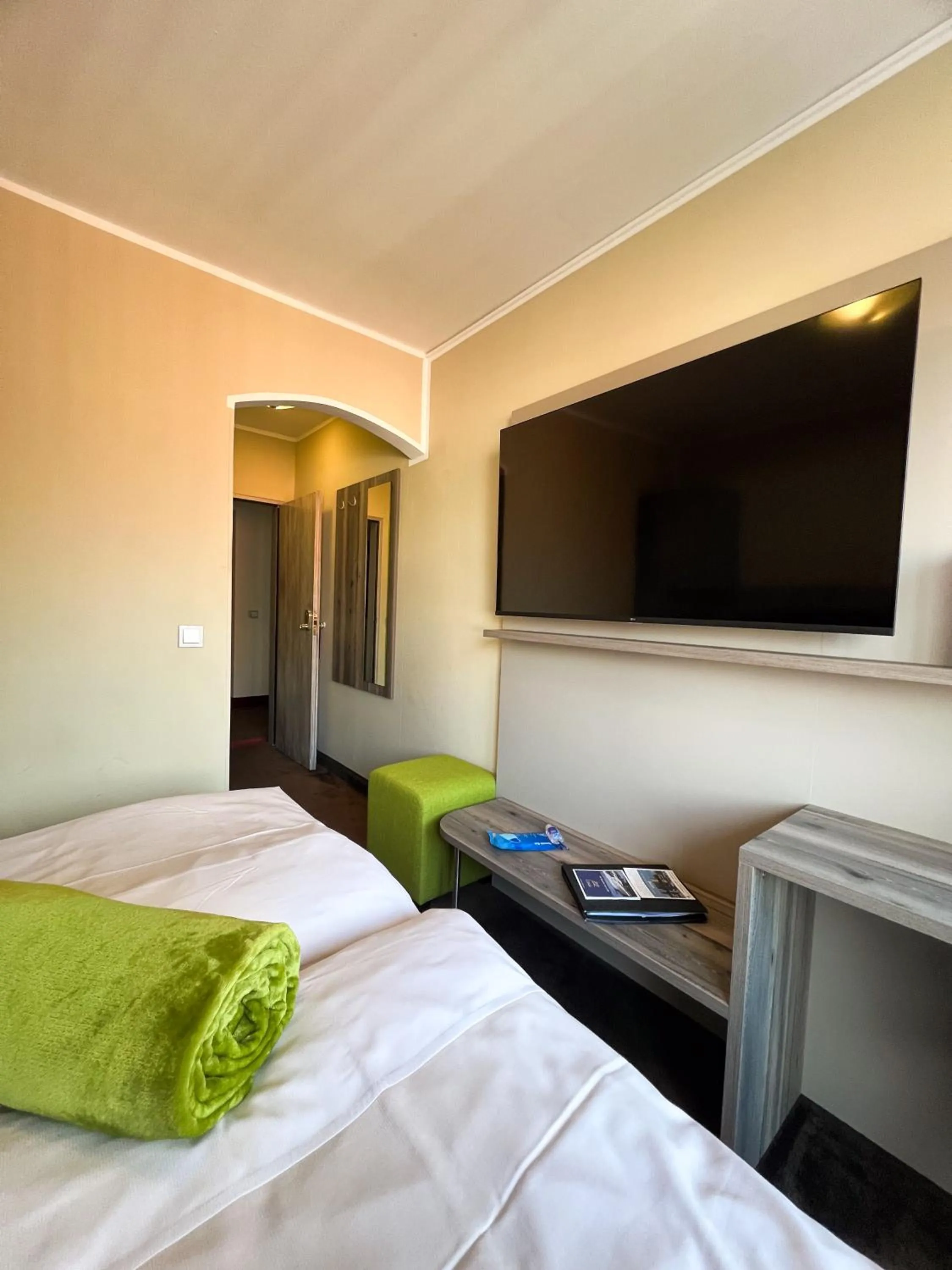 Photo of the whole room, Bed in Hotel Am Sportpark