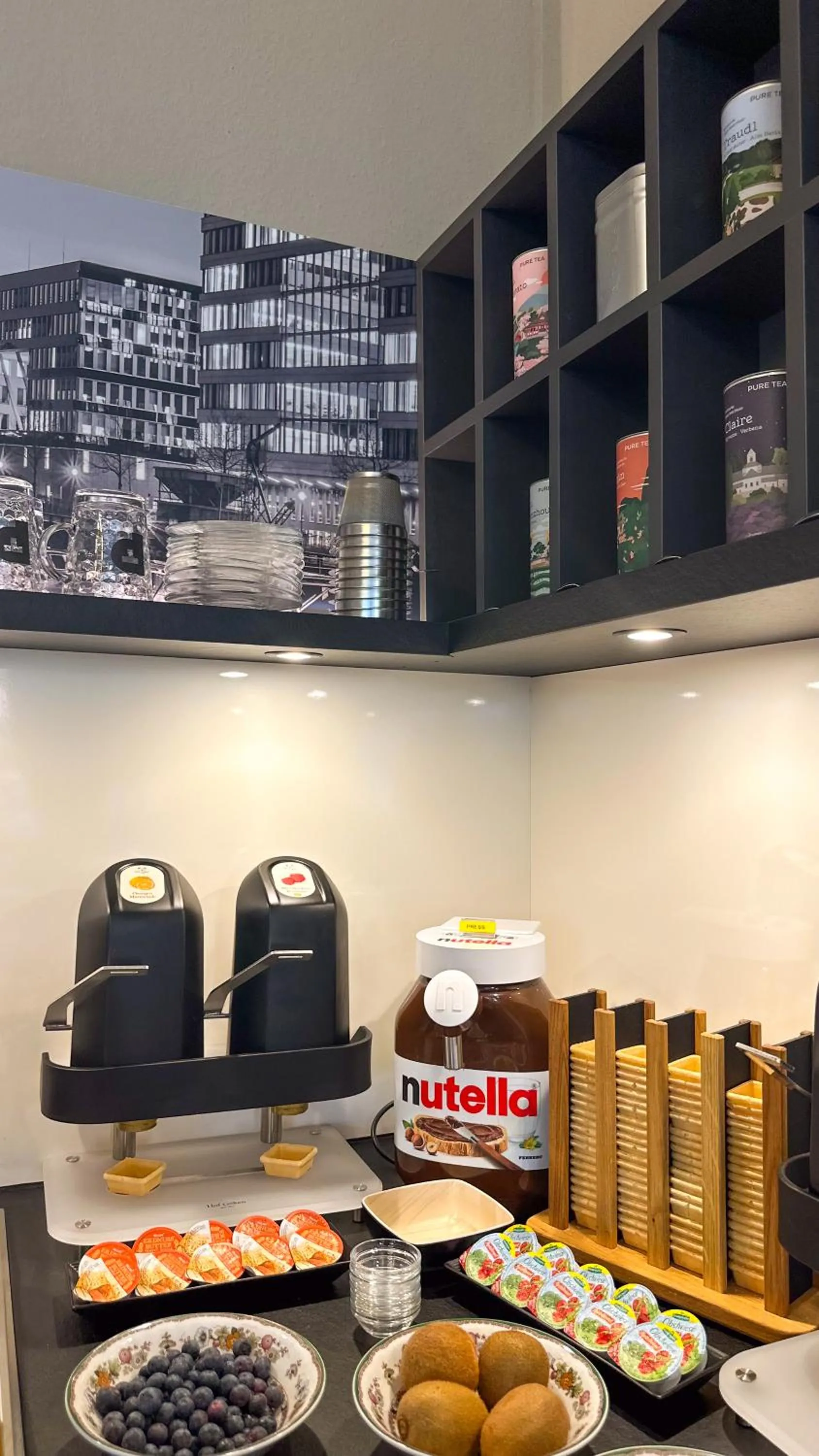 Buffet breakfast in Hotel Am Sportpark