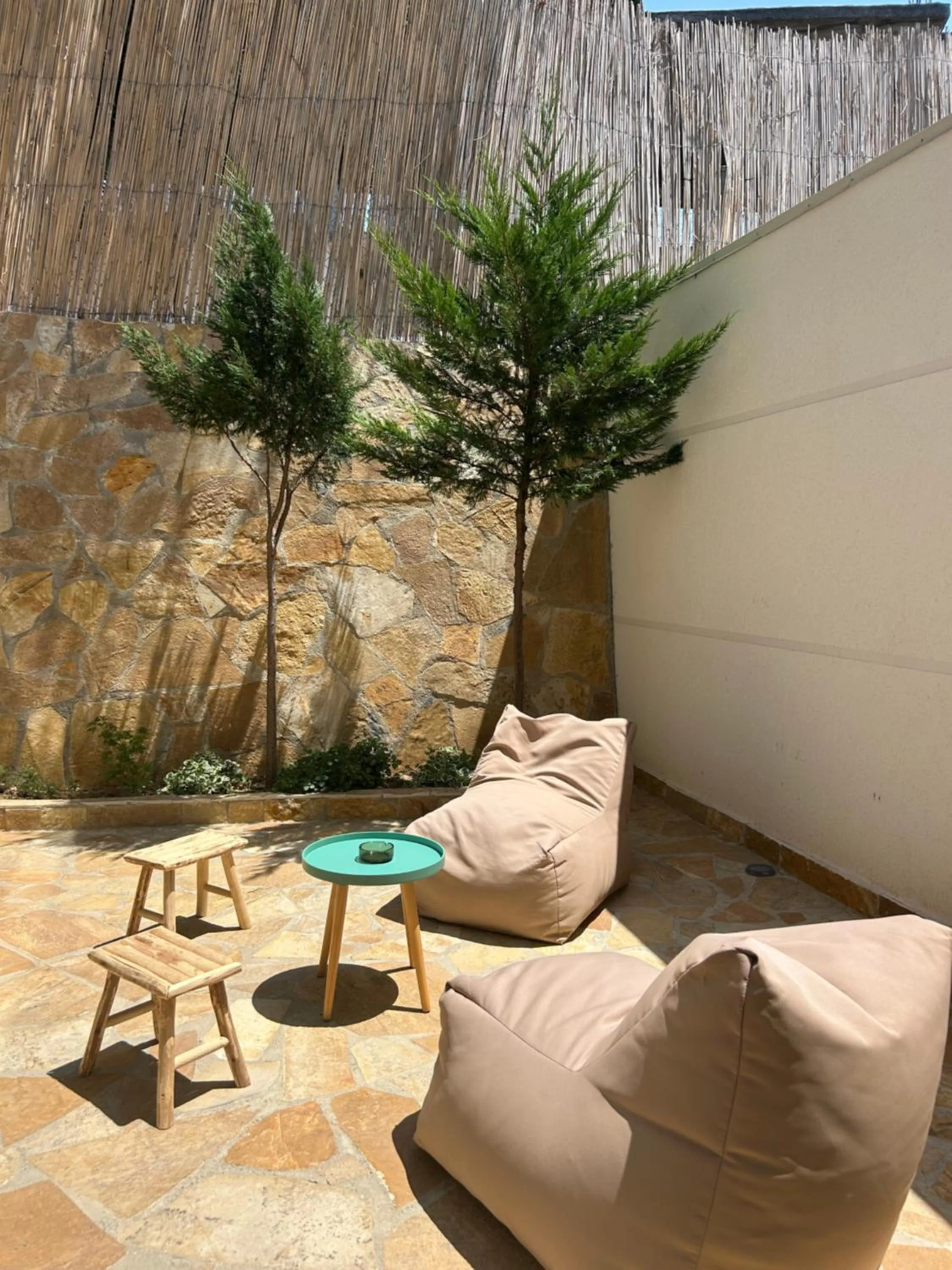 Patio in Koks’ Guesthouse