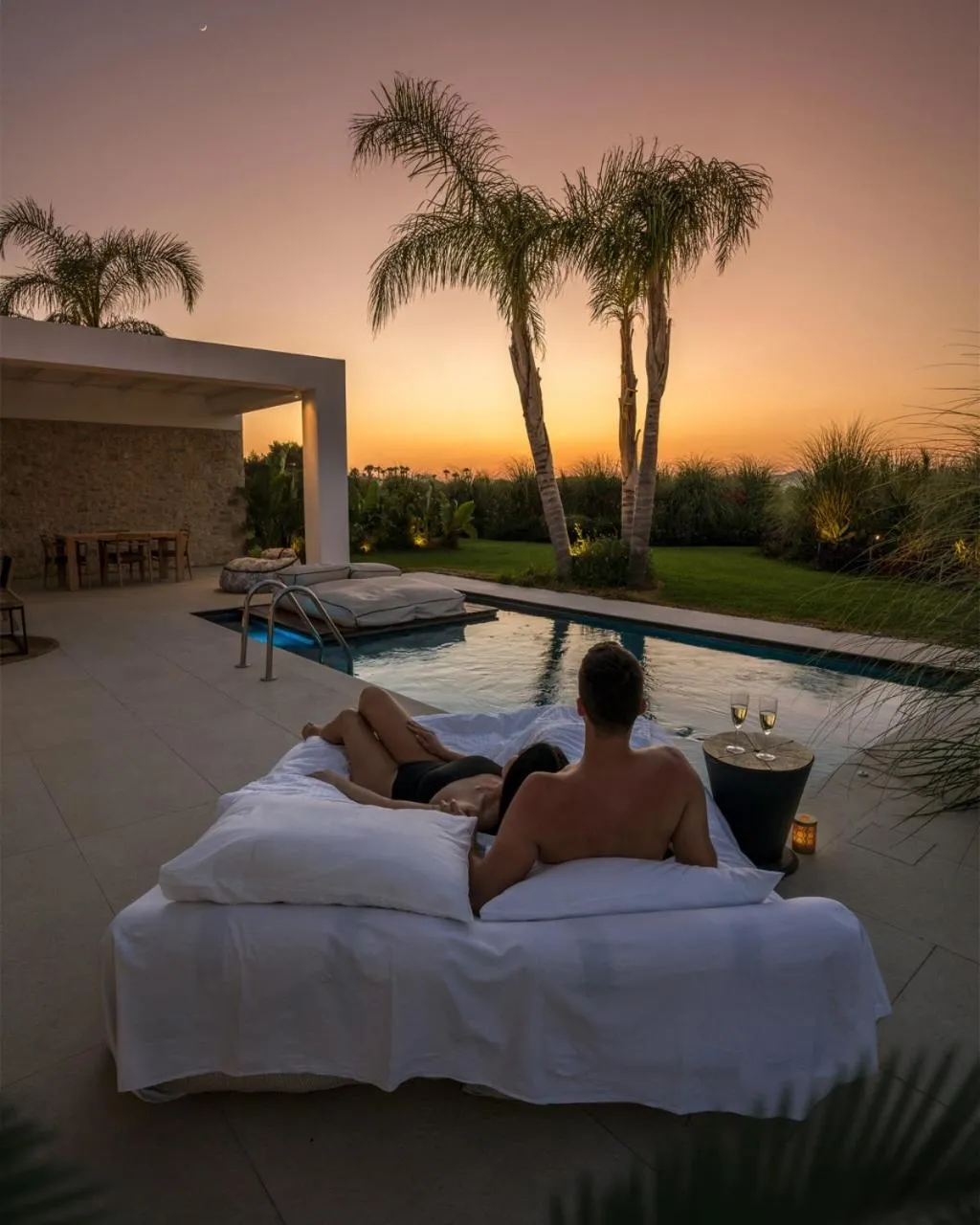 Patio in TAF Beach Villas & TESLA Y