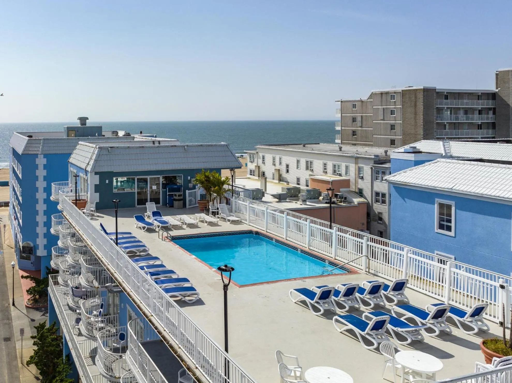Swimming pool in Tidelands Caribbean Boardwalk Hotel and Suites