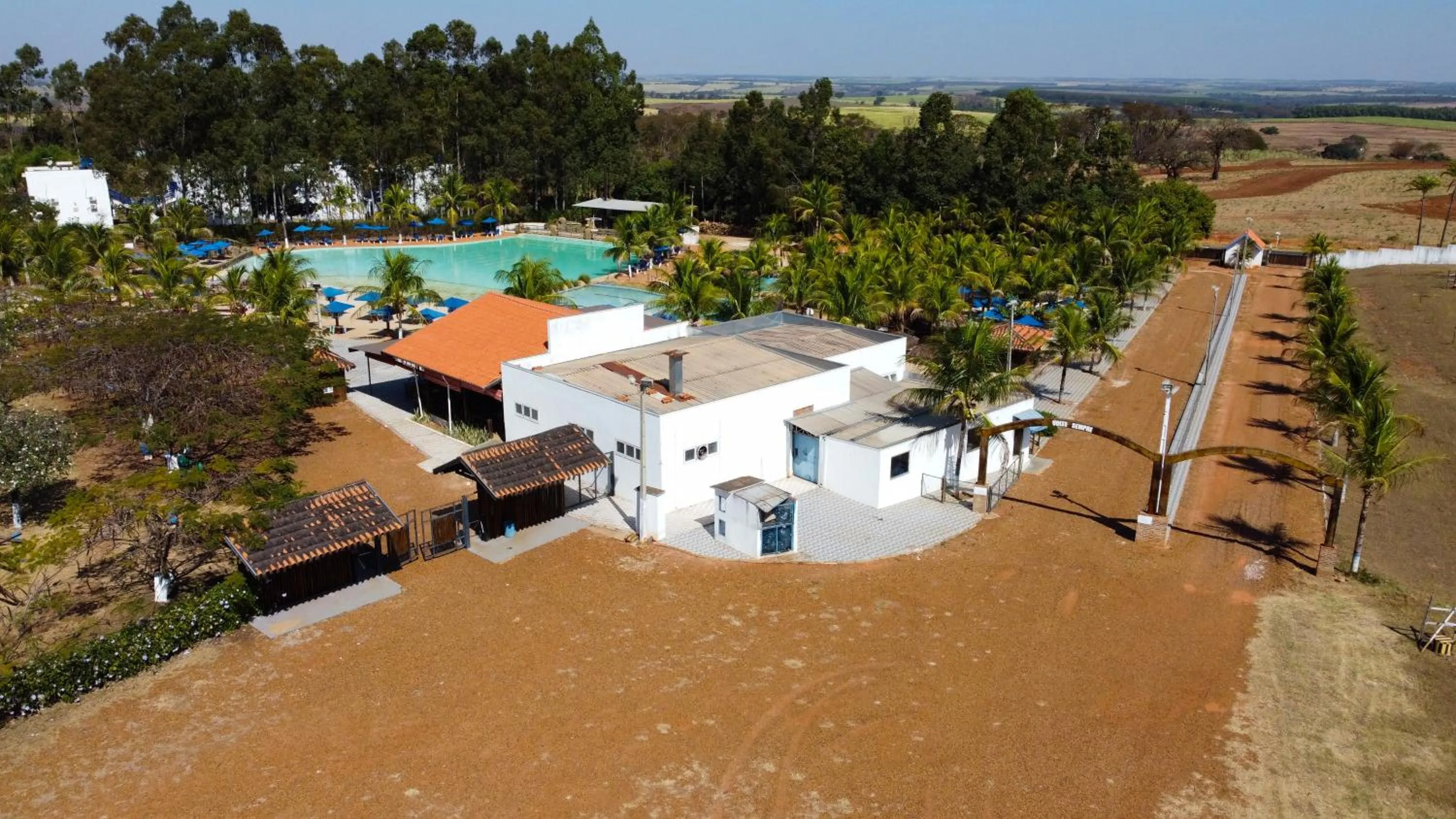 Bird's eye view in Mirante Praia Hotel