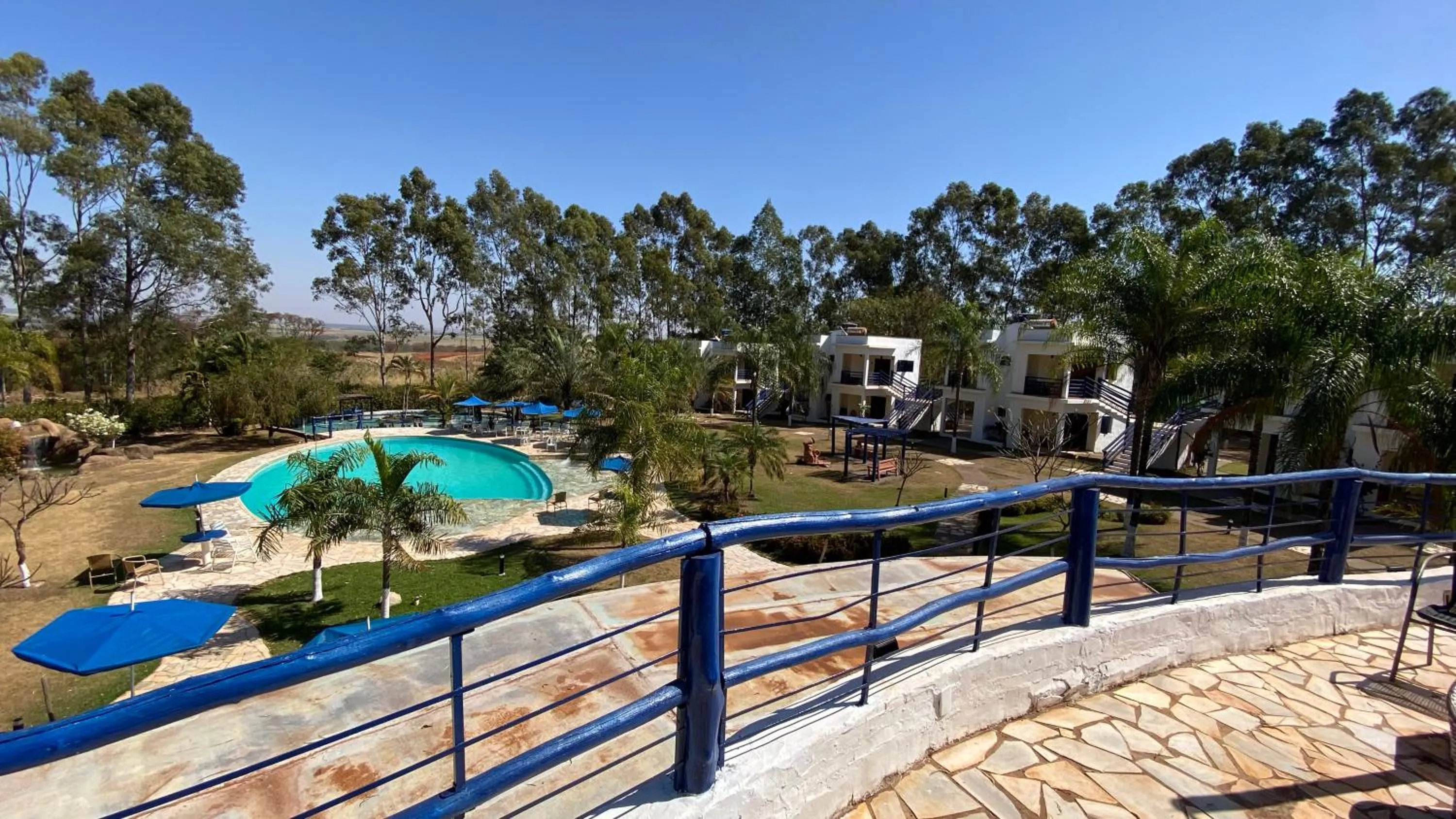 Pool view in Mirante Praia Hotel