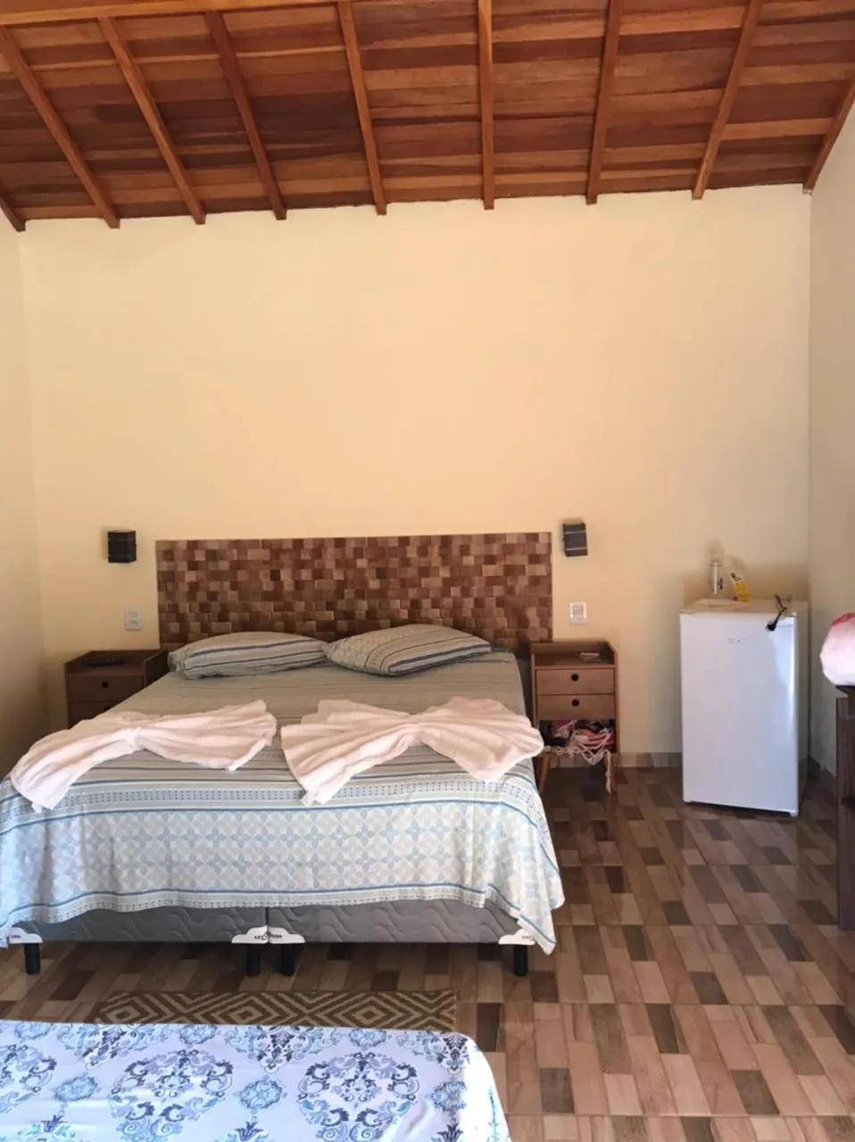 Bed in Pousada Ipê da Serra