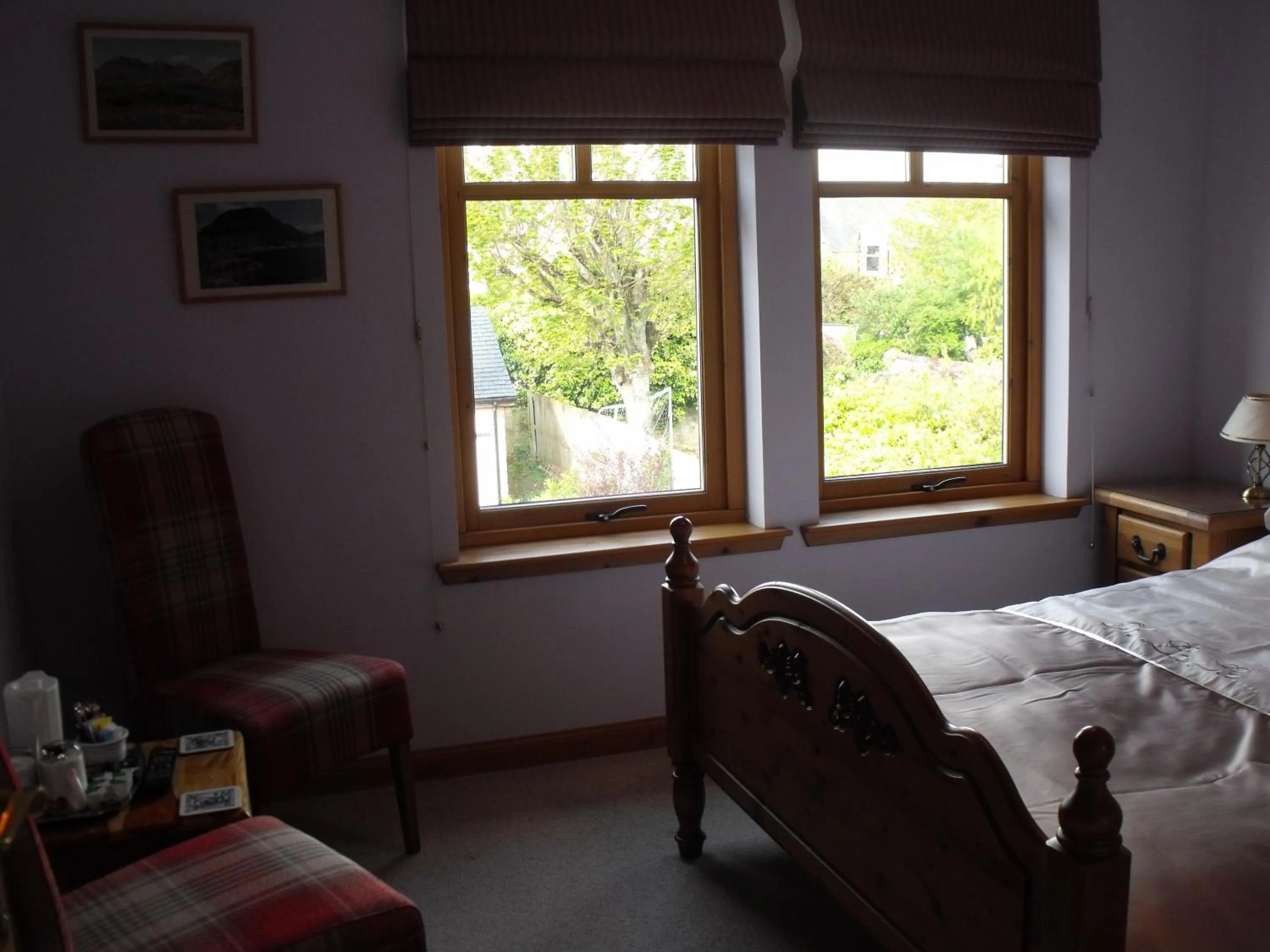 Garden view in Arisaig Guest House