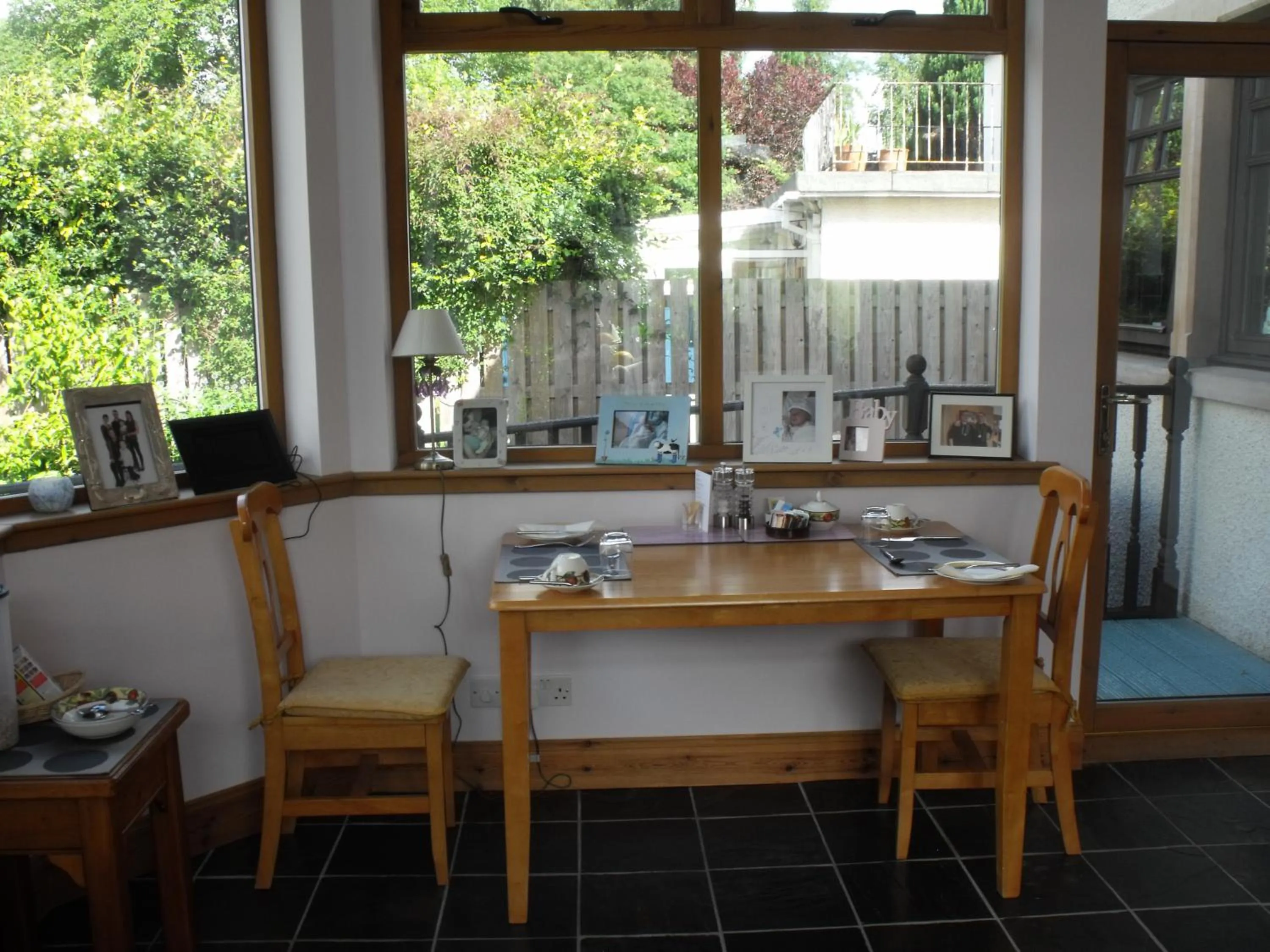 Garden view in Arisaig Guest House