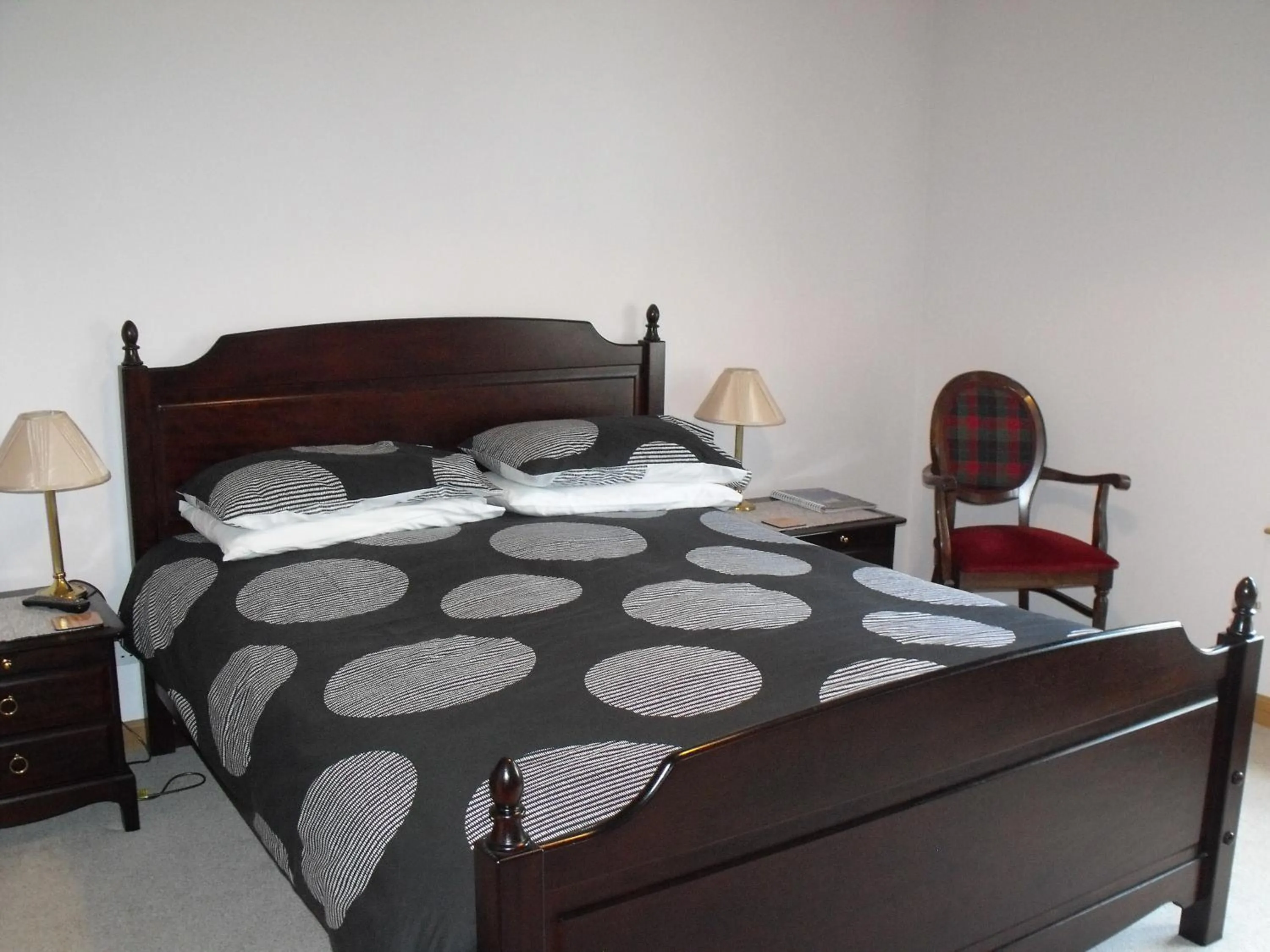 Bed in Arisaig Guest House