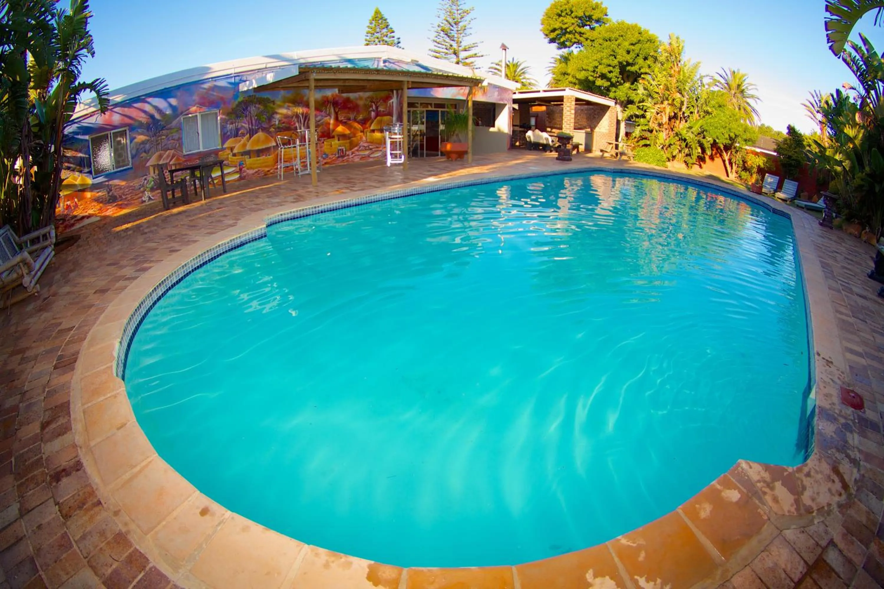 Swimming pool in The Russel Guest House