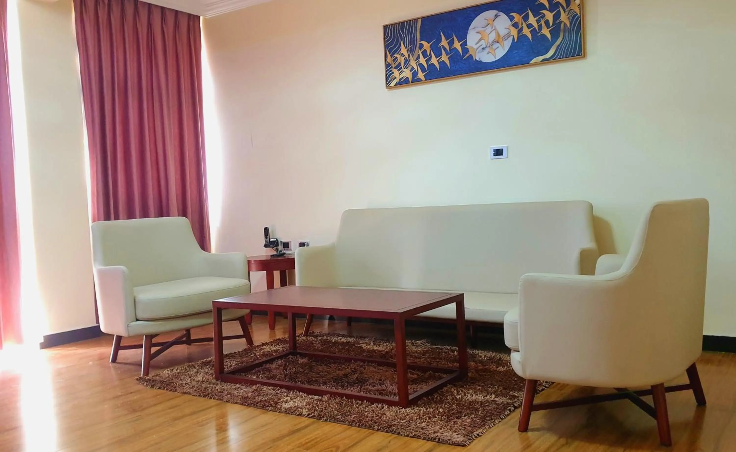 Living room in Moonlight Hotel Addis Ababa
