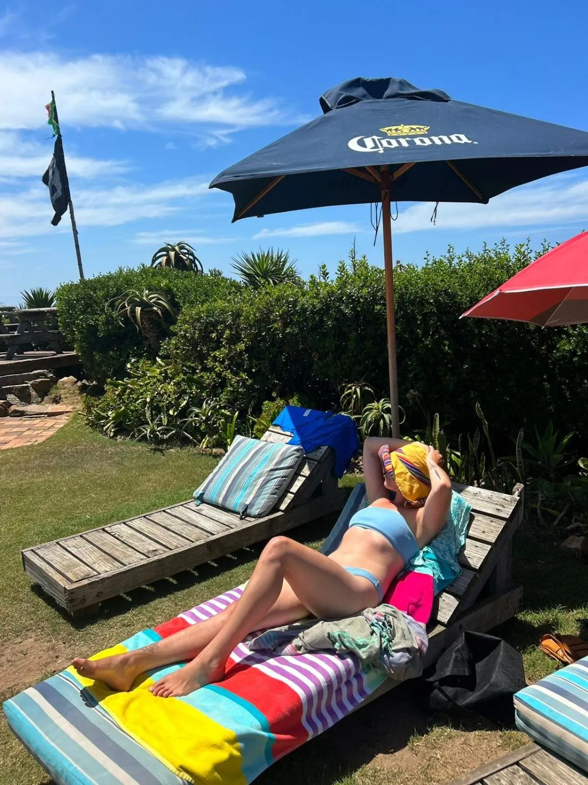 Garden in Island Vibe Backpackers Jeffreys Bay