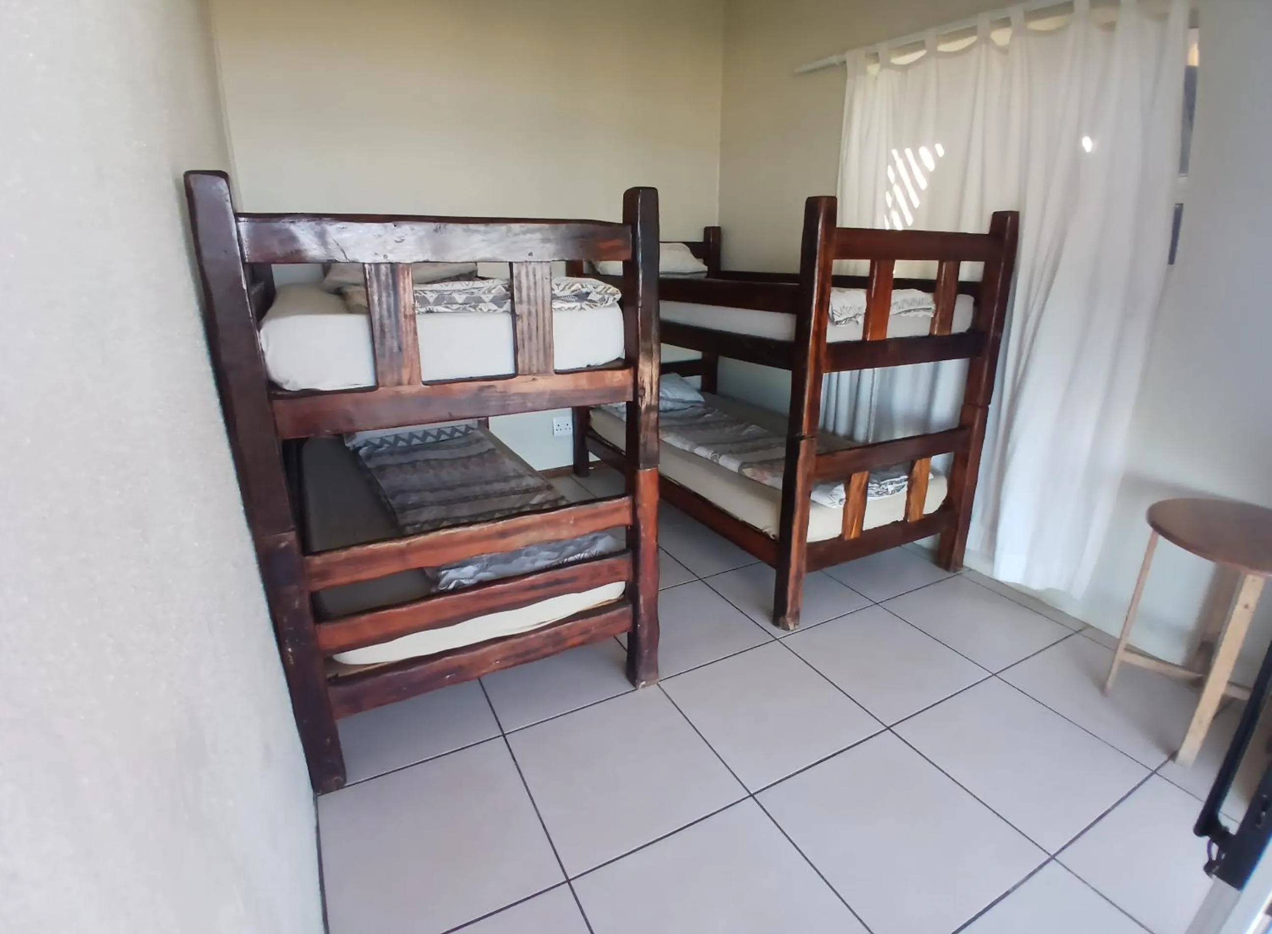 Bed in Island Vibe Backpackers Jeffreys Bay