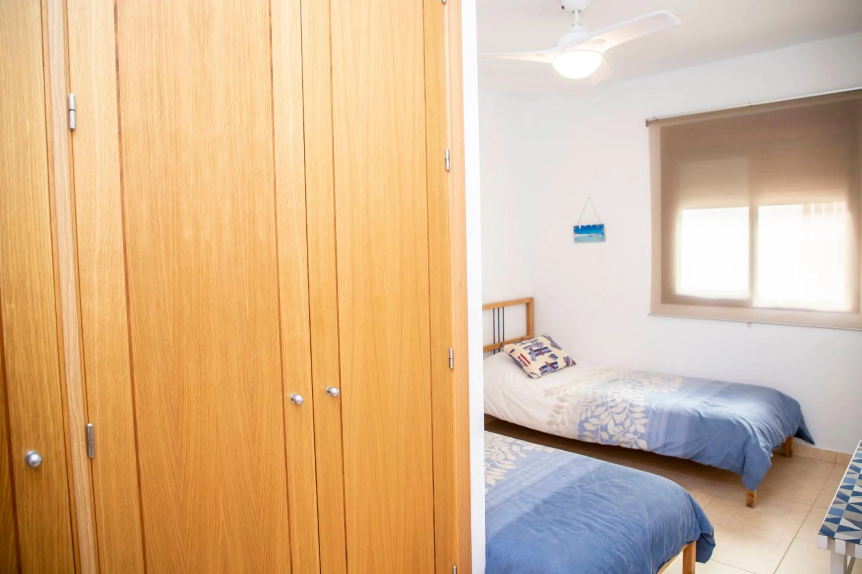 Bedroom, Bed in VALDECARRETAS Apartamento Rota cerca de playa