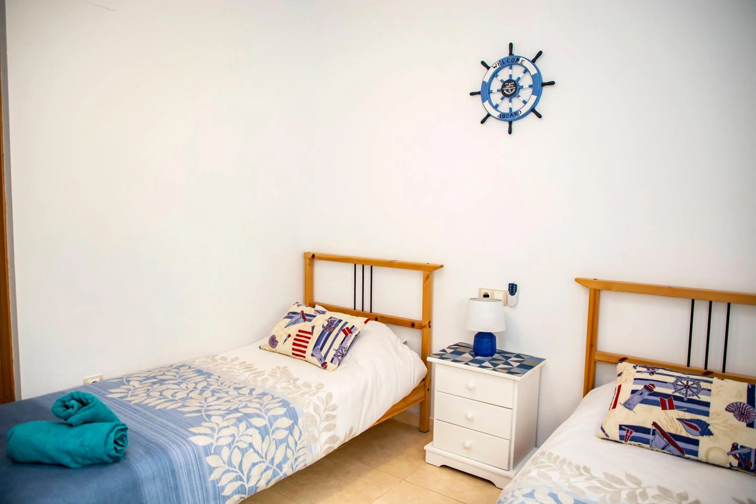 Bedroom, Bed in VALDECARRETAS Apartamento Rota cerca de playa