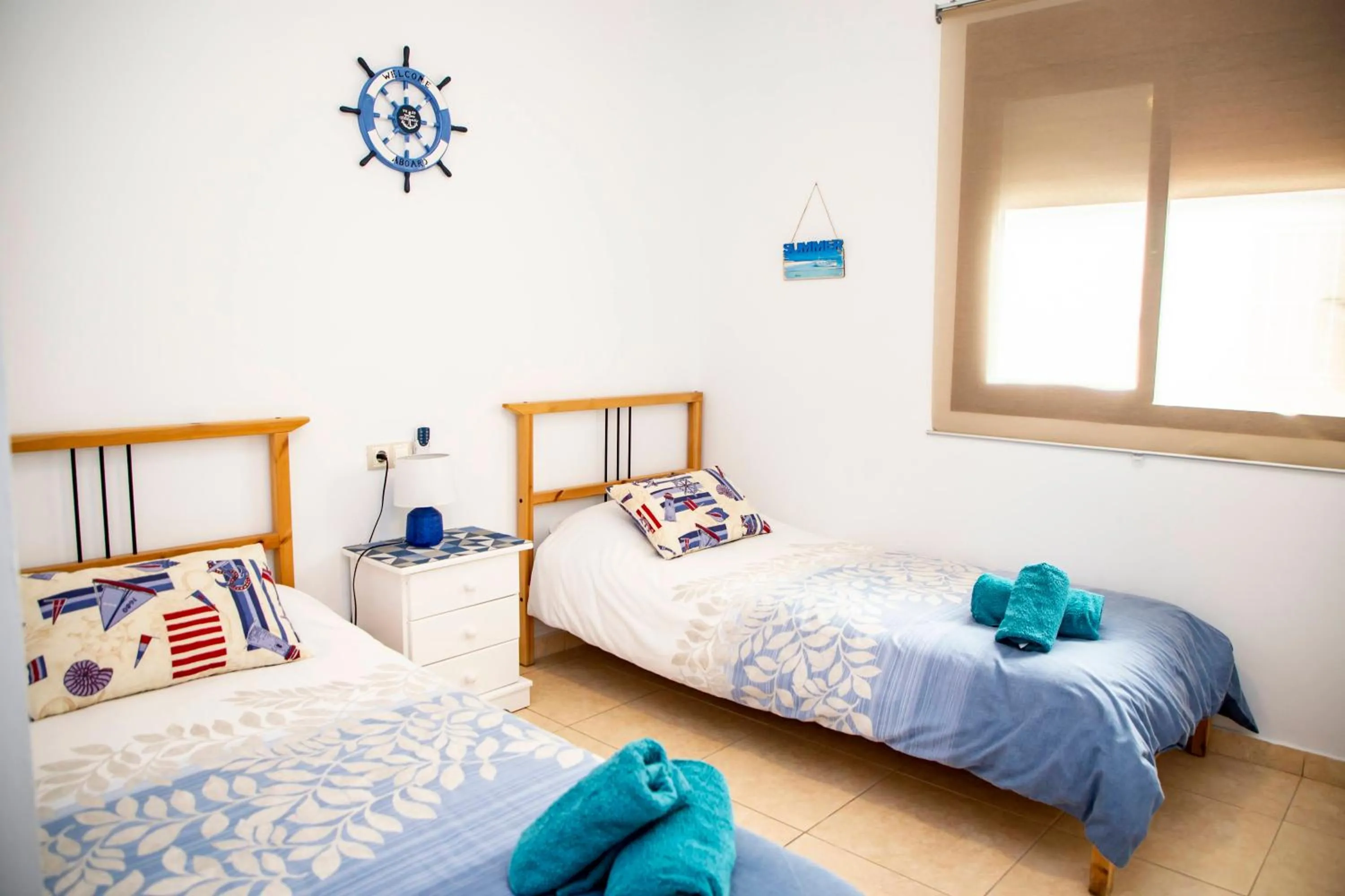 Bedroom, Bed in VALDECARRETAS Apartamento Rota cerca de playa