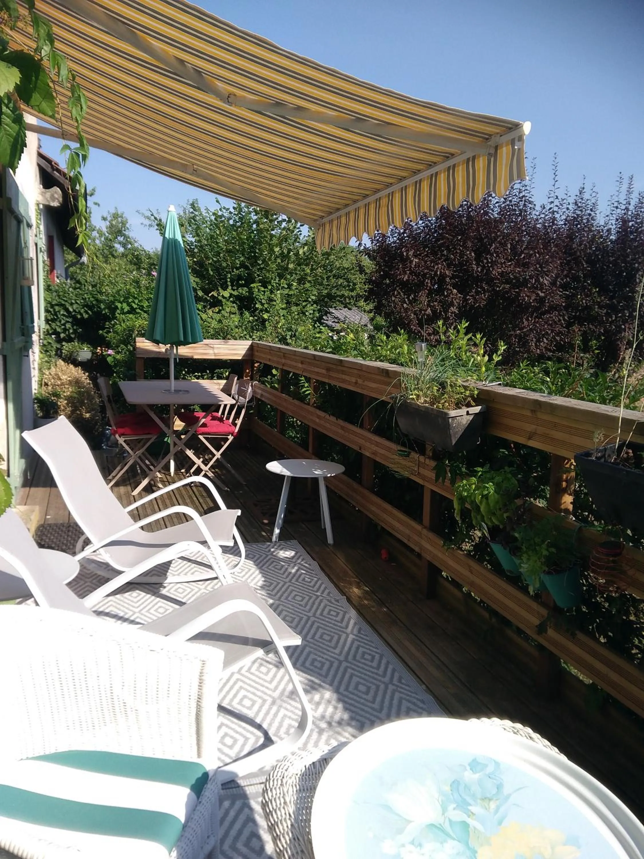 Balcony/Terrace in La Pie qui Chante