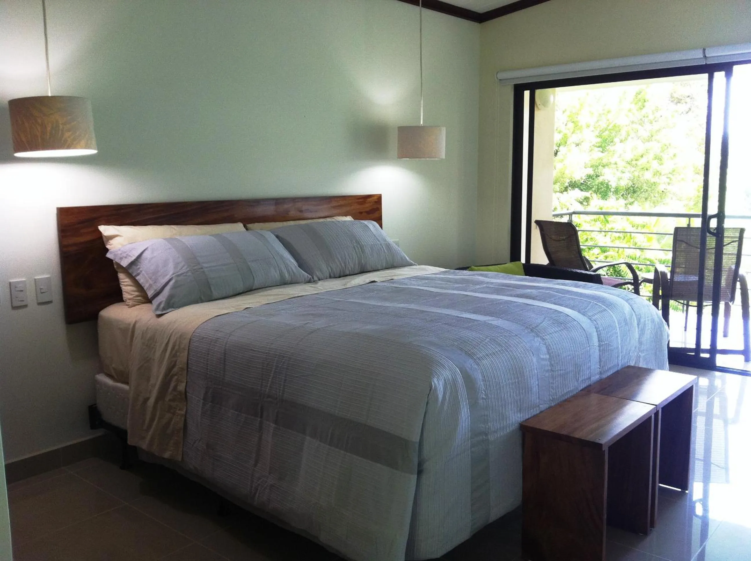 Bed in Karahe Beach Hotel