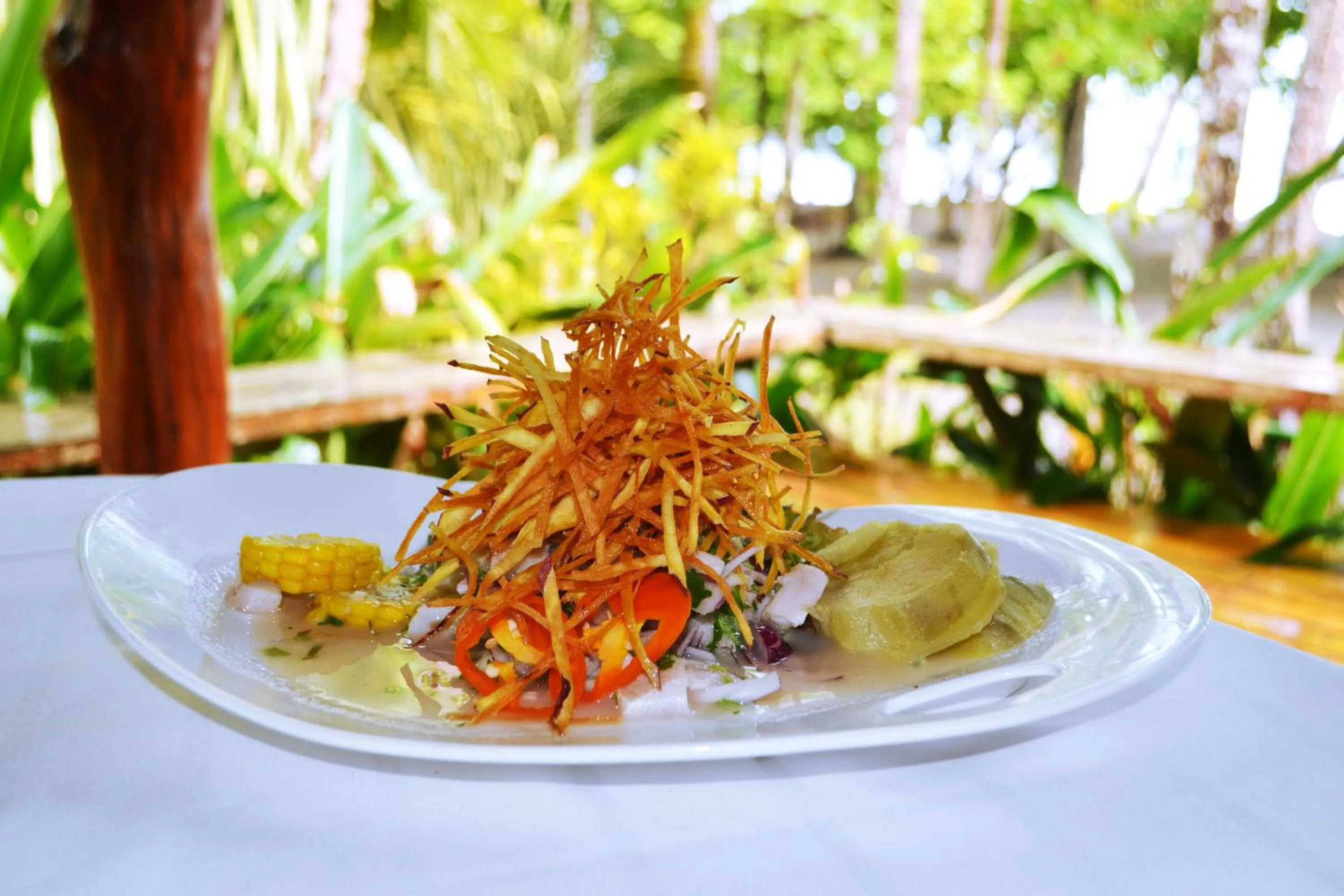 Food in Karahe Beach Hotel